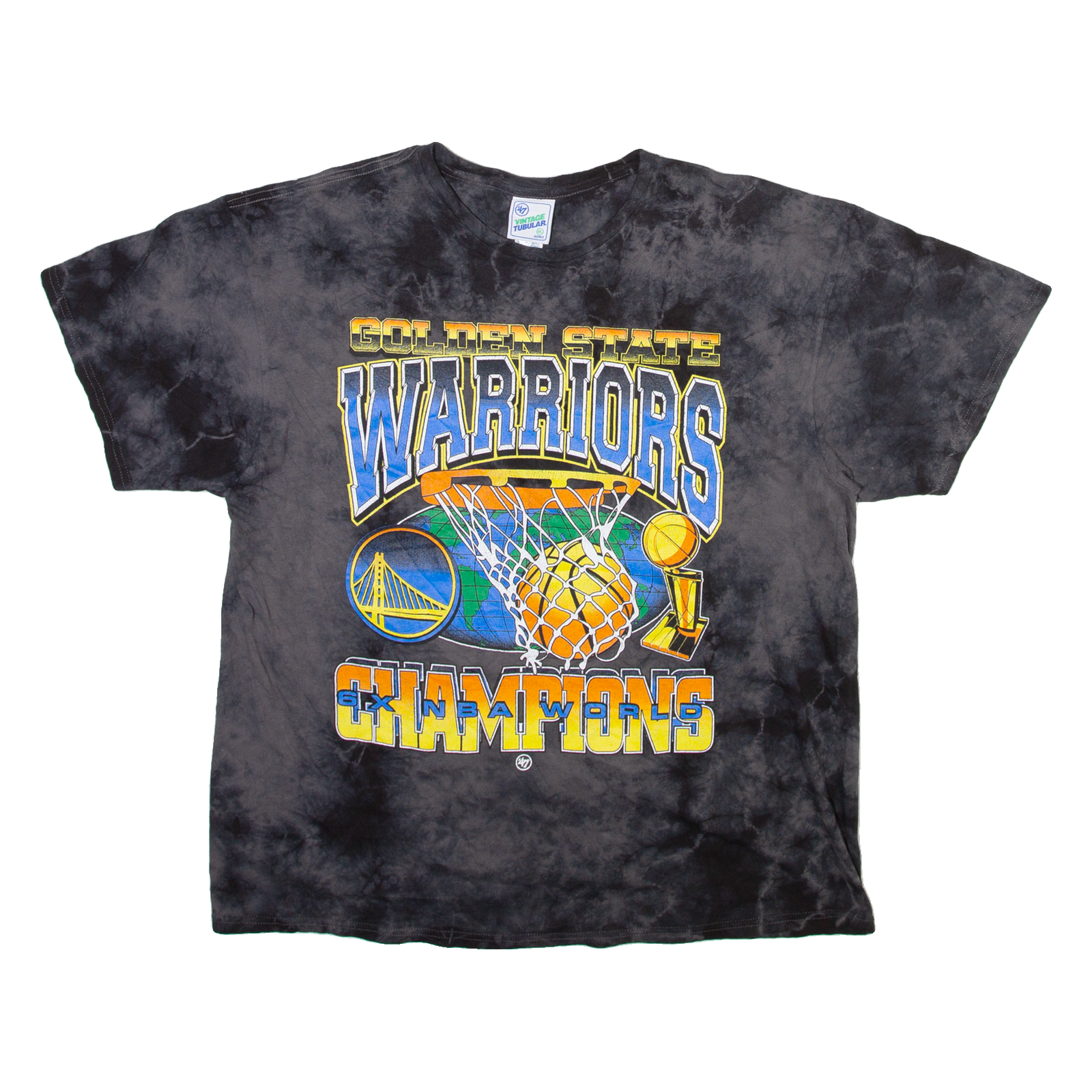 VINTAGE TUBULAR Golden State Warriors Mens T-Shirt Grey USA XL Refurbished - N/A refurbished available on Cerqular