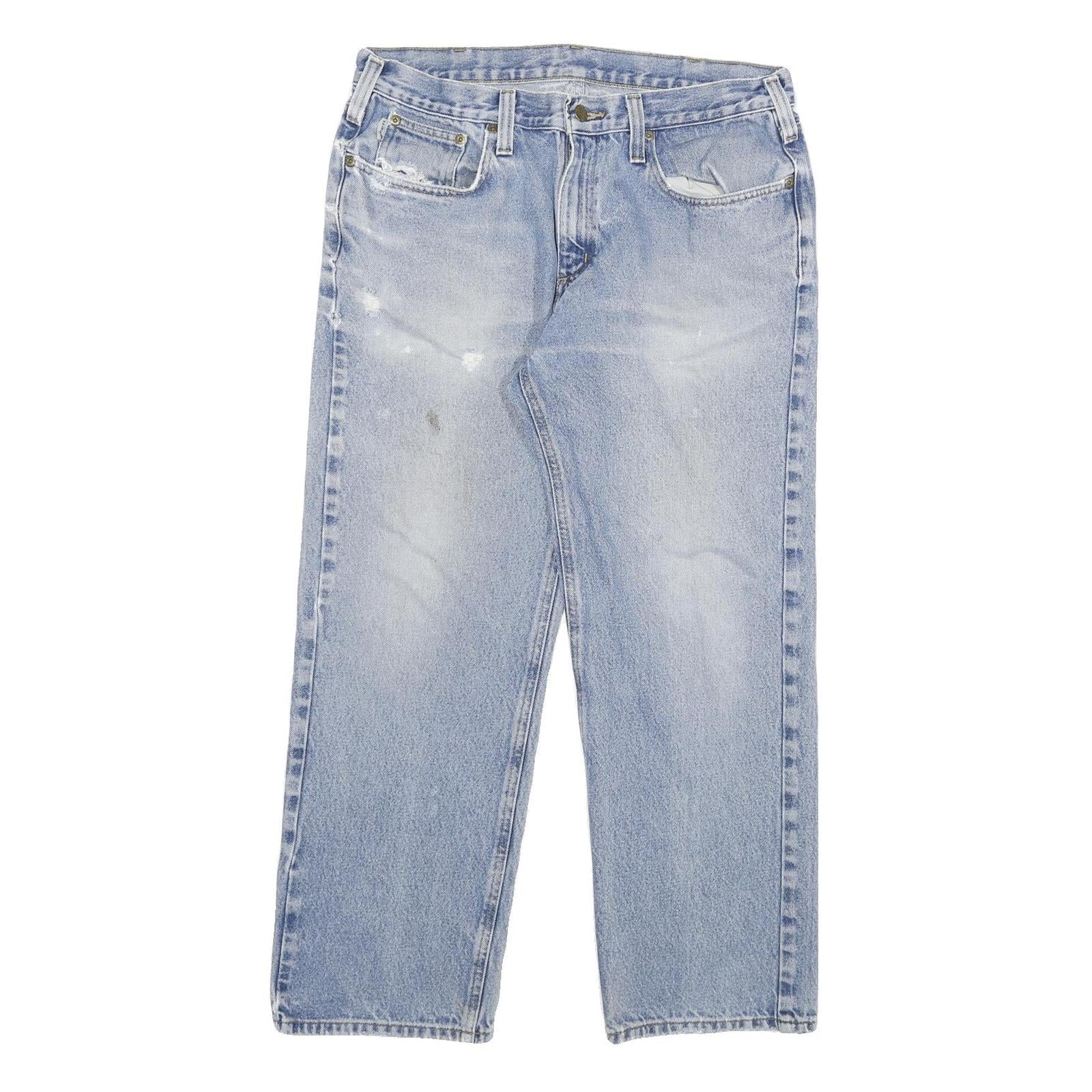 Buy CARHARTT Mens Relaxed Jeans Blue Denim W34 L28 Cotton Blend Zip Casual Workwear Refurbished - $49.39 CARHARTT Mens Relaxed Jeans Blue Denim W34 L28 Cotton Blend Zip Casual Workwear Refurbished - N/A refurbished available on Cerqular