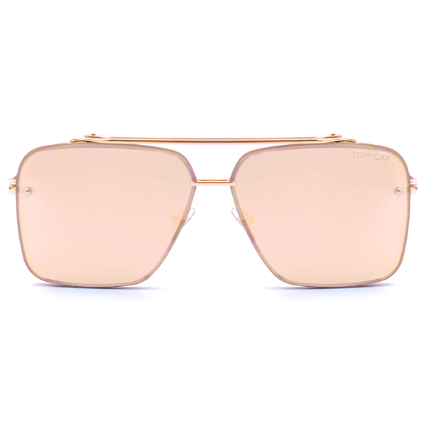 Bella -Tangle Free- Rose Gold Oversized Squared Aviators | Color: Rose Gold | Size: OS Refurbished - N/A refurbished available on Cerqular