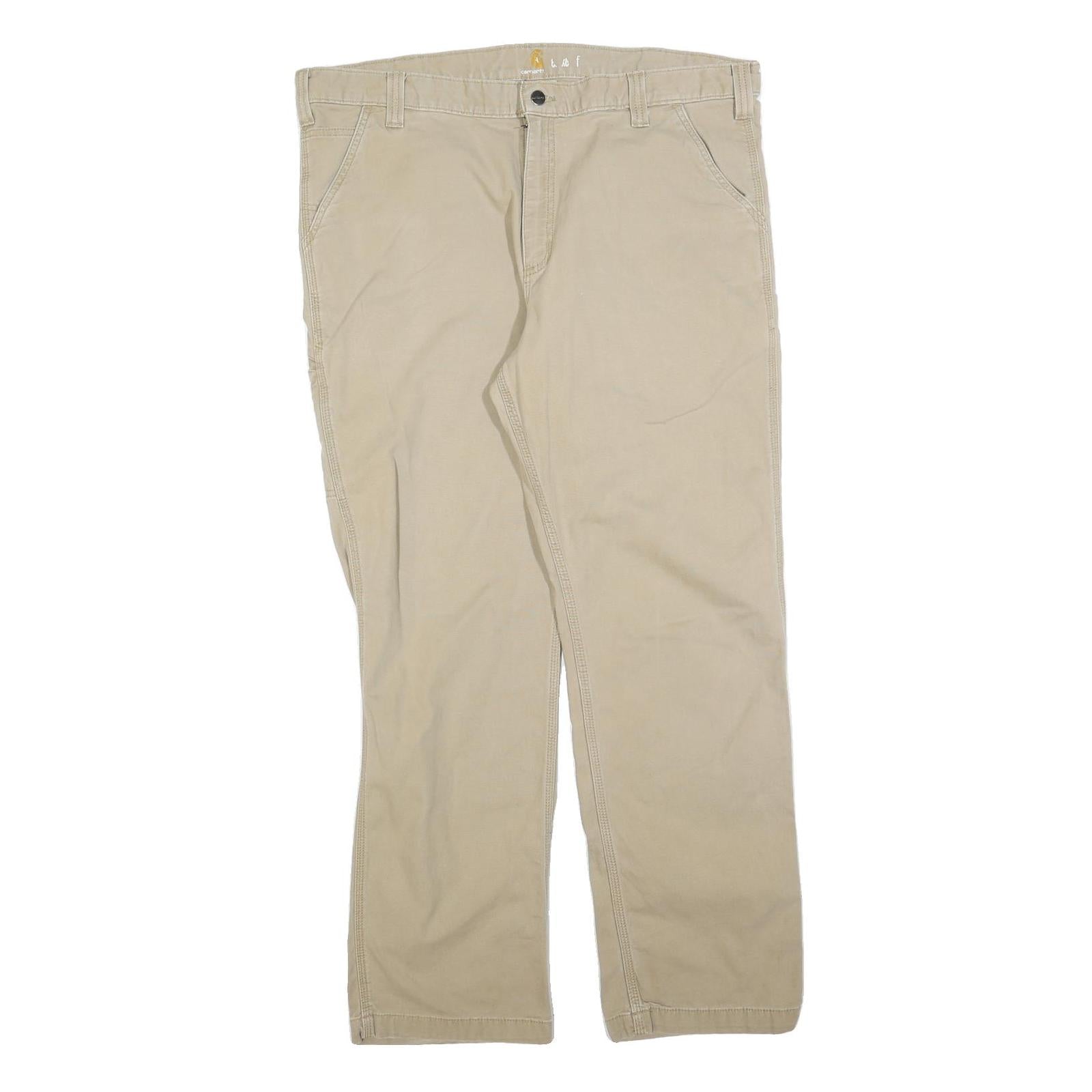 Buy CARHARTT Mens Relaxed Beige Cotton Blend Zip Trousers W40 L32 Workwear Casual Refurbished - $57.19 CARHARTT Mens Relaxed Beige Cotton Blend Zip Trousers W40 L32 Workwear Casual Refurbished - N/A refurbished available on Cerqular