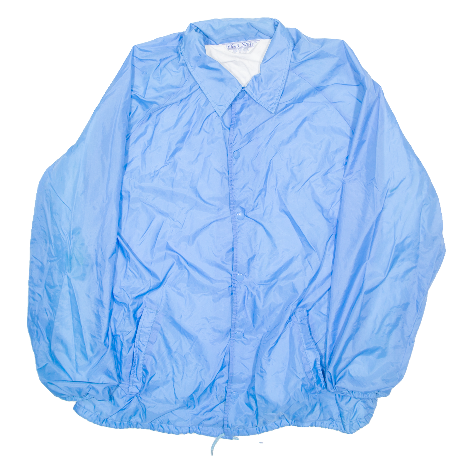 MENS STORE Mens Coach Jacket Blue Nylon XL Refurbished - N/A refurbished available on Cerqular