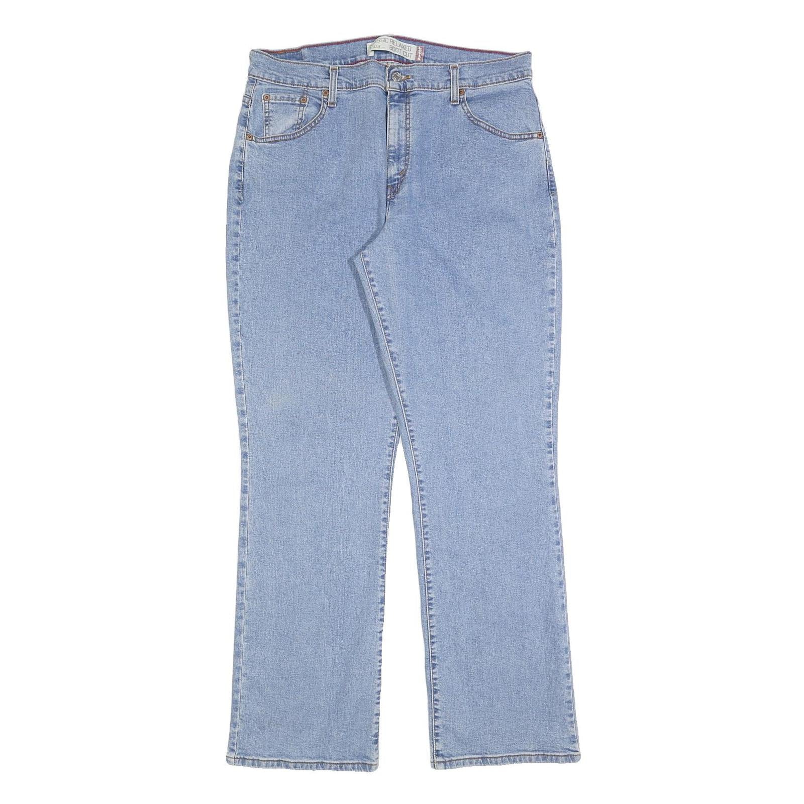 LEVI'S 550 STRAIGHT Womens Jeans Blue Relaxed Straight Denim Medium W34 L32 Refurbished - N/A refurbished available on Cerqular
