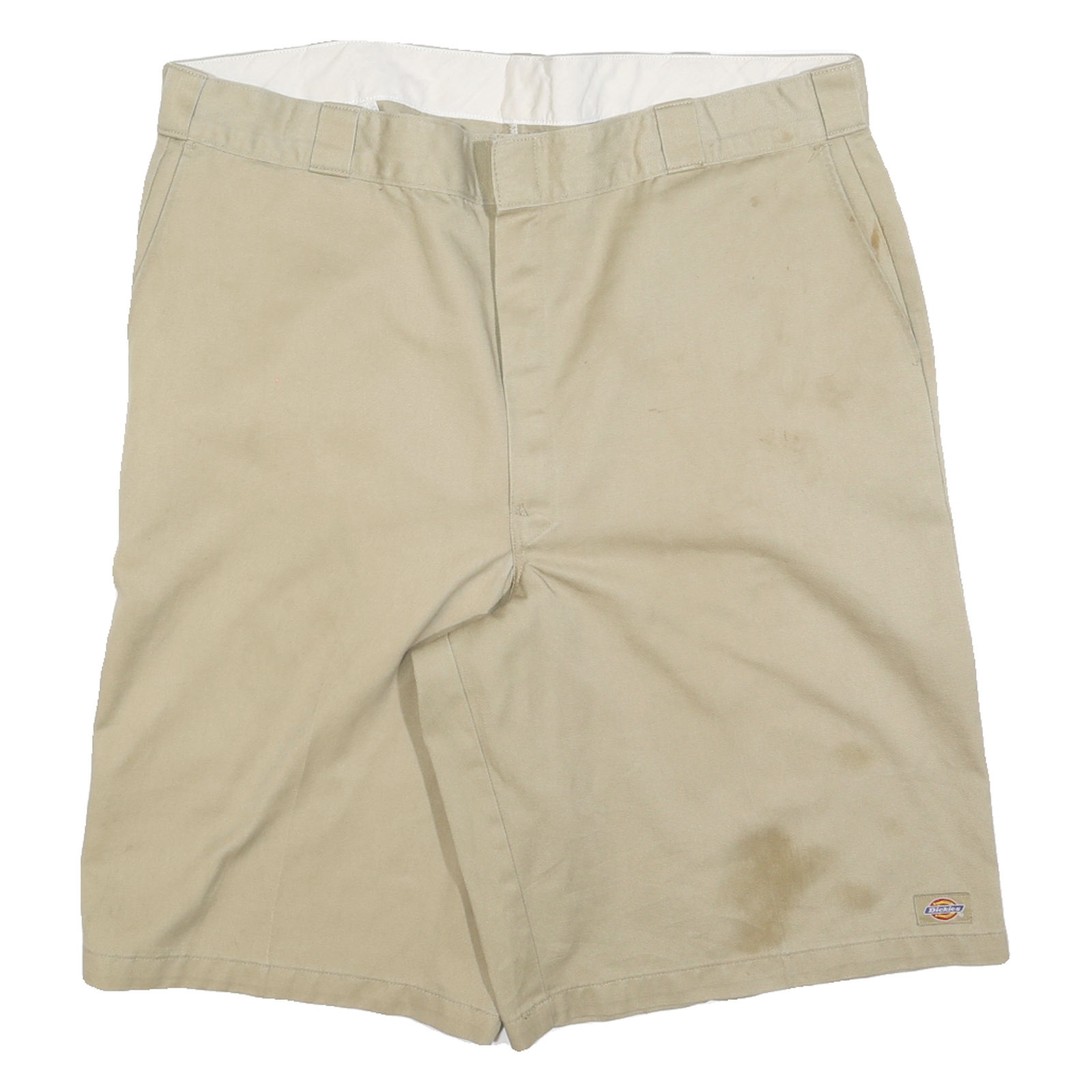DICKIES Mens Shorts Beige Casual Plain 2XL W42 Cotton Blend Workwear Refurbished - N/A refurbished available on Cerqular