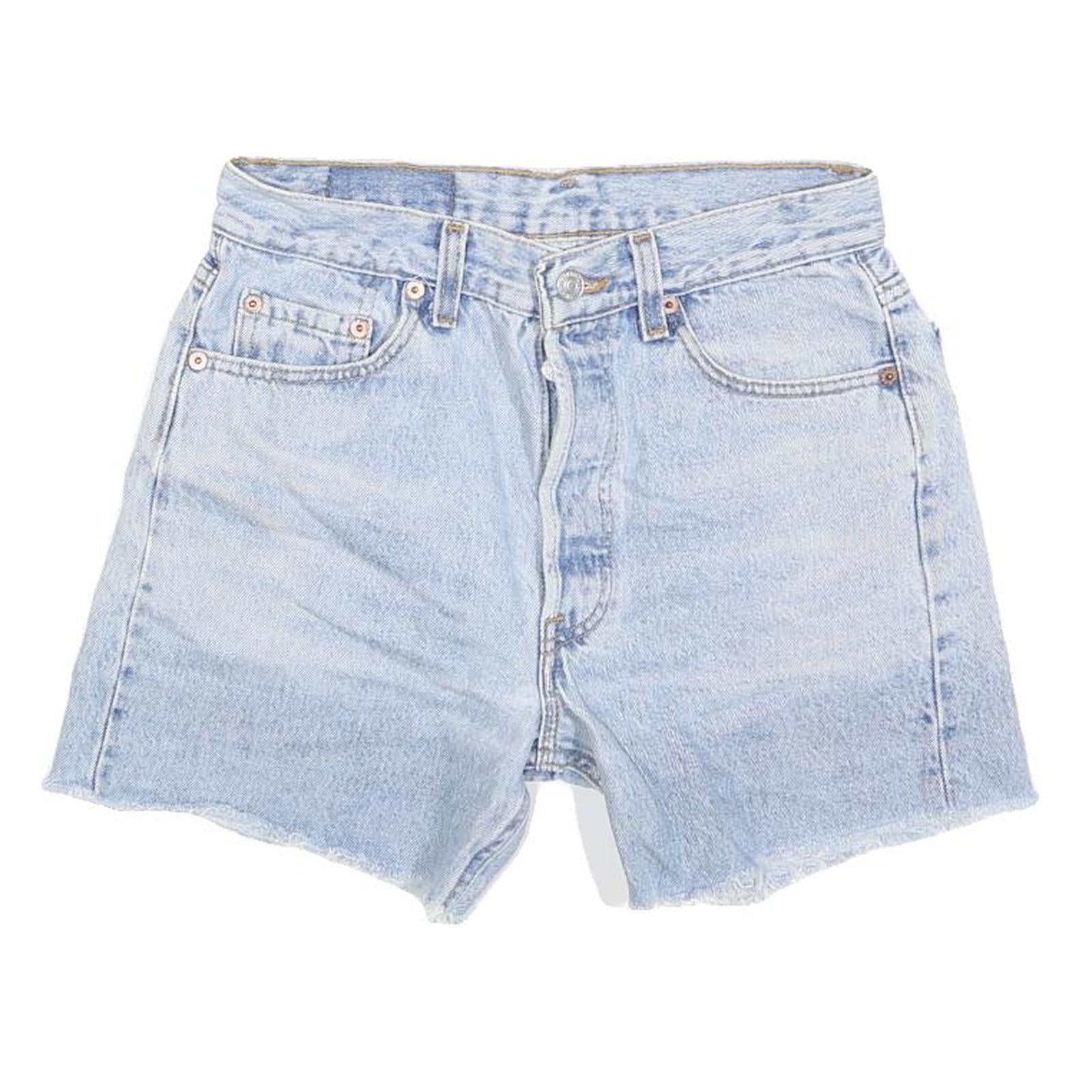 LEVI'S Womens Denim Blue Shorts M W29 Casual Cotton Blend 501 Label Refurbished - N/A refurbished available on Cerqular