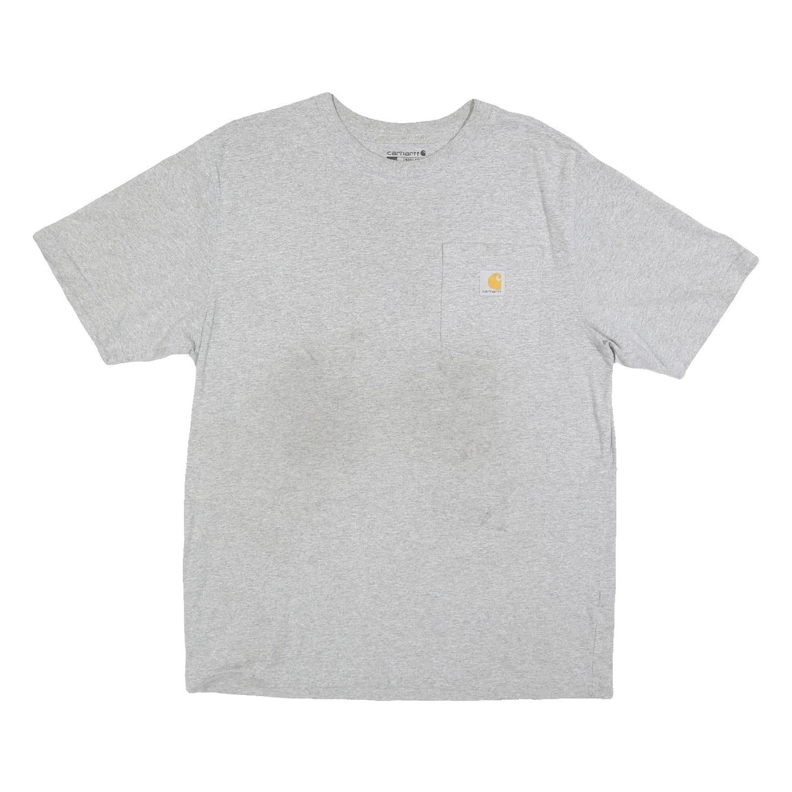 Buy CARHARTT Mens Grey Pocket T-Shirt M Short Sleeve Crew Neck Plain Cotton Blend Refurbished - $24.69 CARHARTT Mens Grey Pocket T-Shirt M Short Sleeve Crew Neck Plain Cotton Blend Refurbished - N/A refurbished available on Cerqular