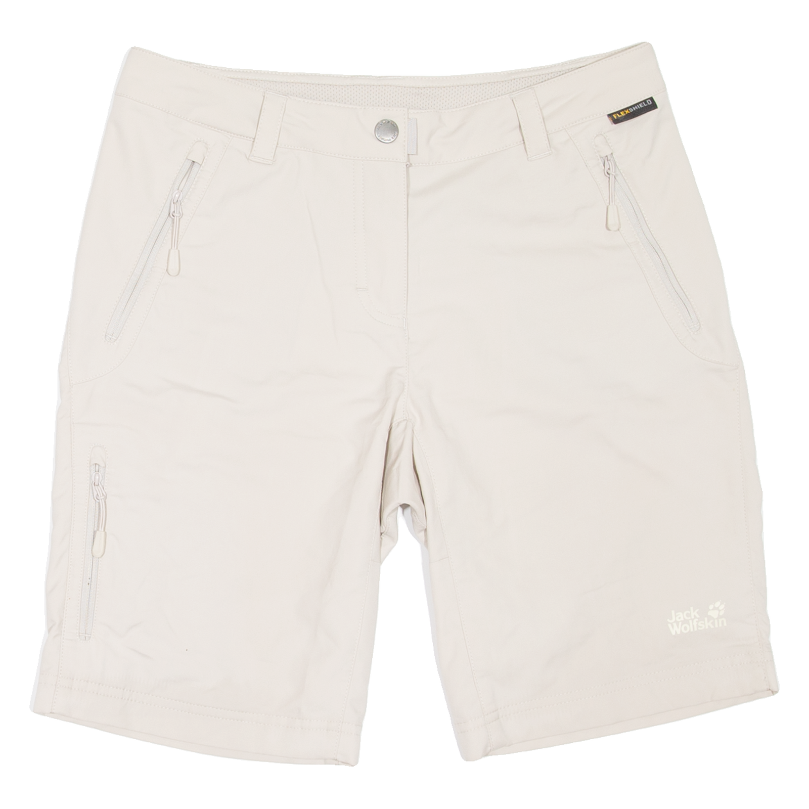 JACK WOLFSKIN Outdoor Womens Casual Shorts Beige UK 8 W28 Refurbished - N/A refurbished available on Cerqular
