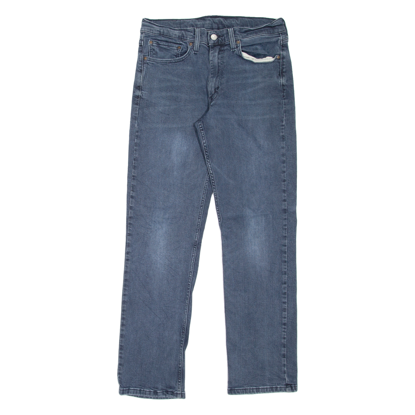 LEVI'S 514 Jeans Mens Blue Slim Straight W32 L32 Refurbished - N/A refurbished available on Cerqular
