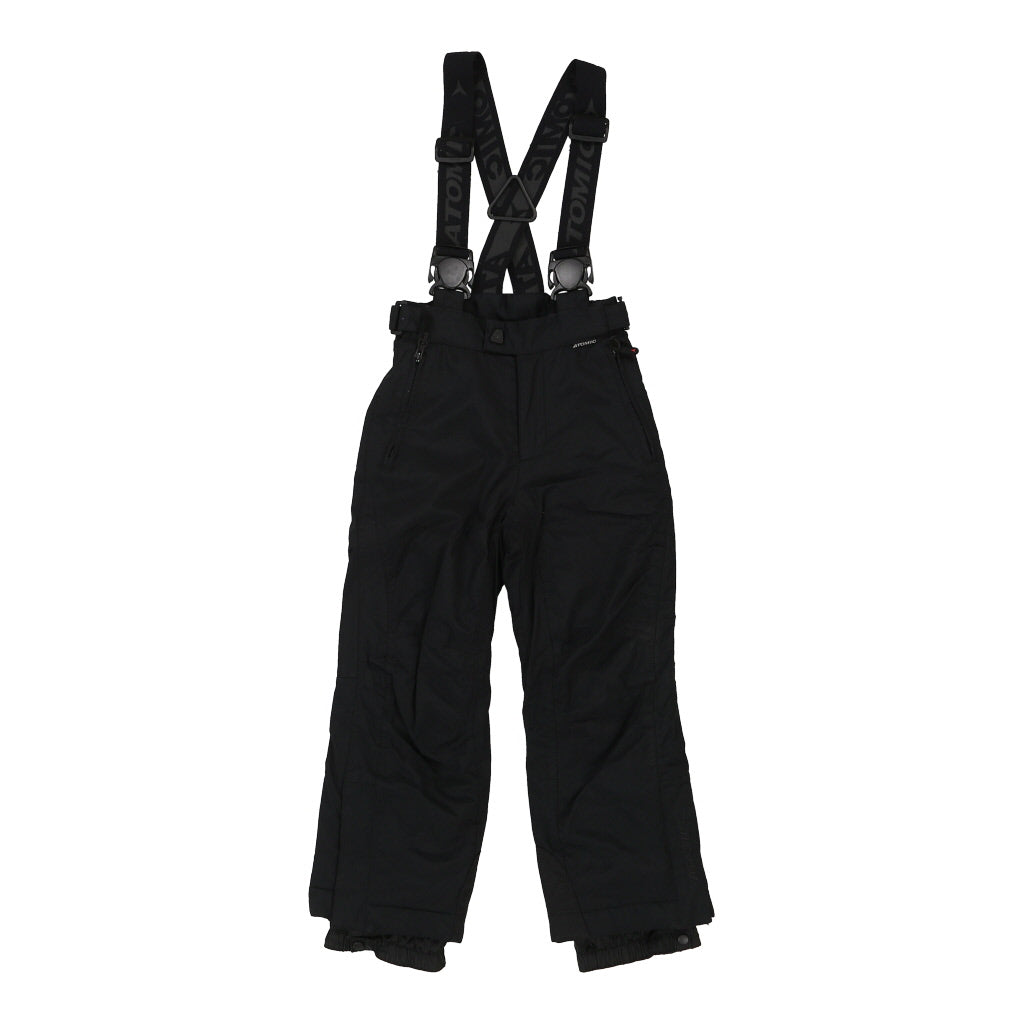 Age 6 Atomic Ski Trousers - 22W 20L Black Nylon Refurbished - Thrifted (note: this is a term often used to describe second- refurbished available on Cerqular