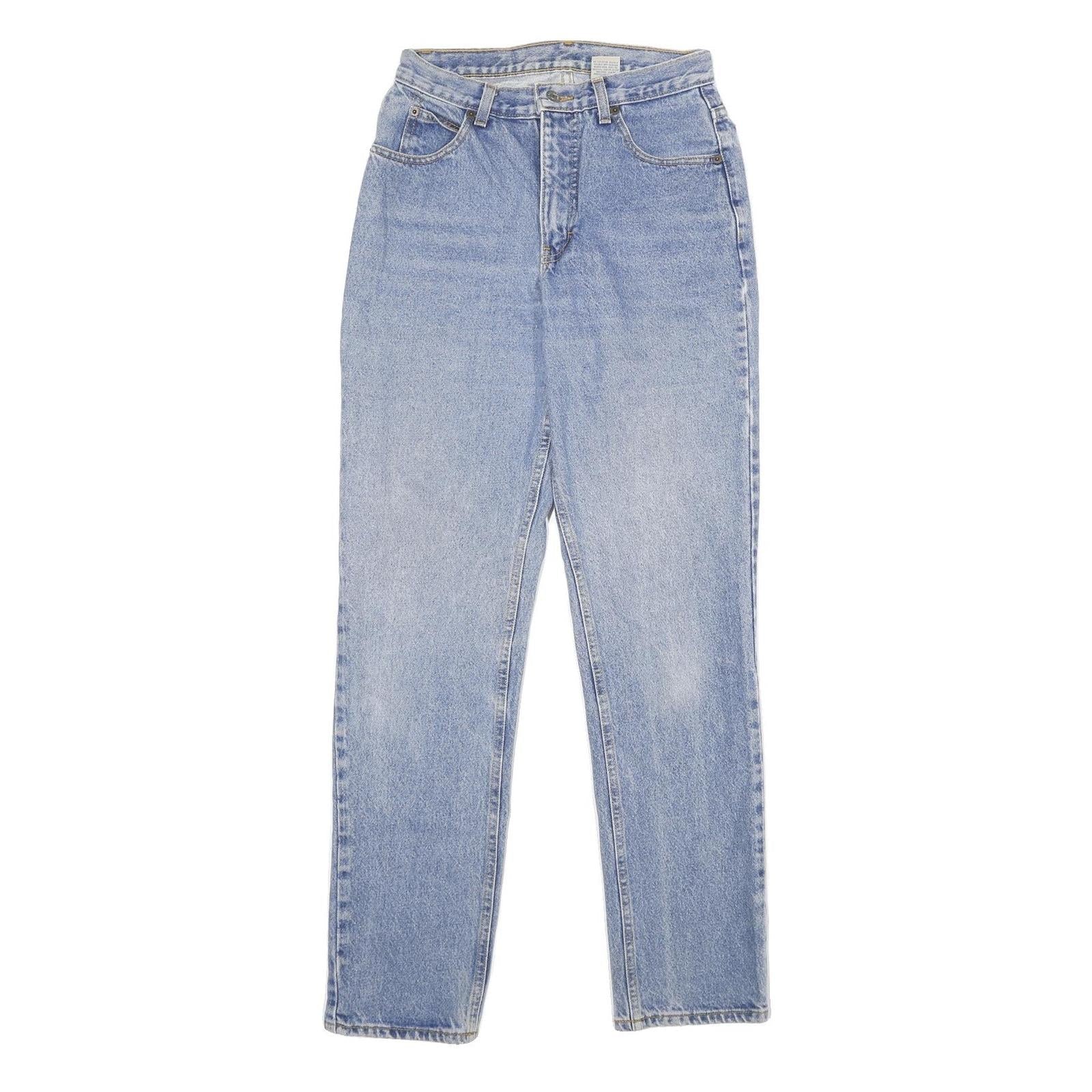 CALVIN KLEIN Womens Jeans Blue Classic Straight Denim Medium W26 L32 High Rise Refurbished - N/A refurbished available on Cerqular