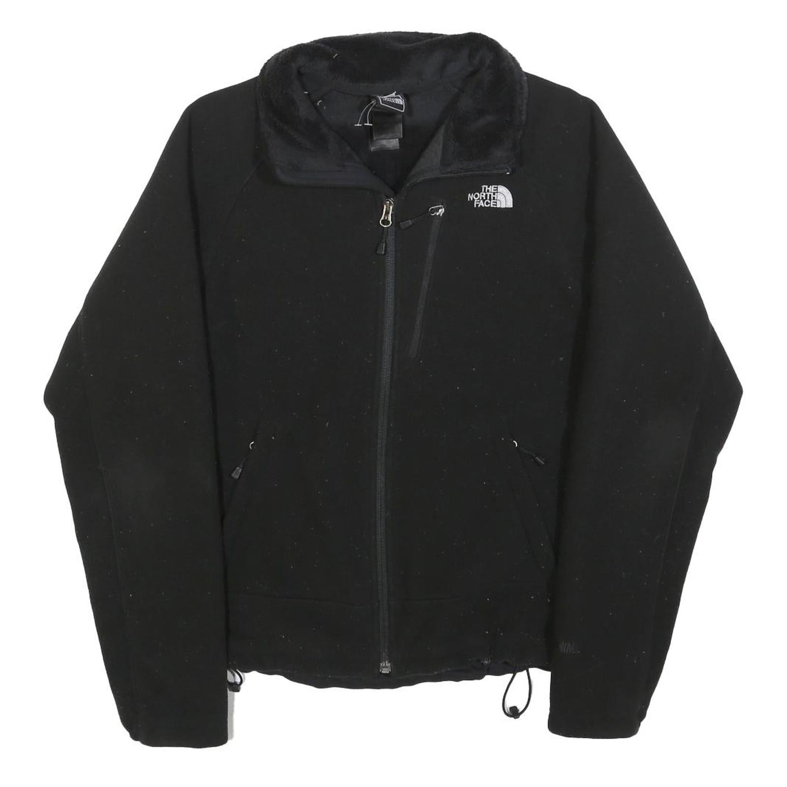 THE NORTH FACE Womens Black Fleece Jacket M Polyester Zip Up Outdoor Casual Refurbished - N/A refurbished available on Cerqular