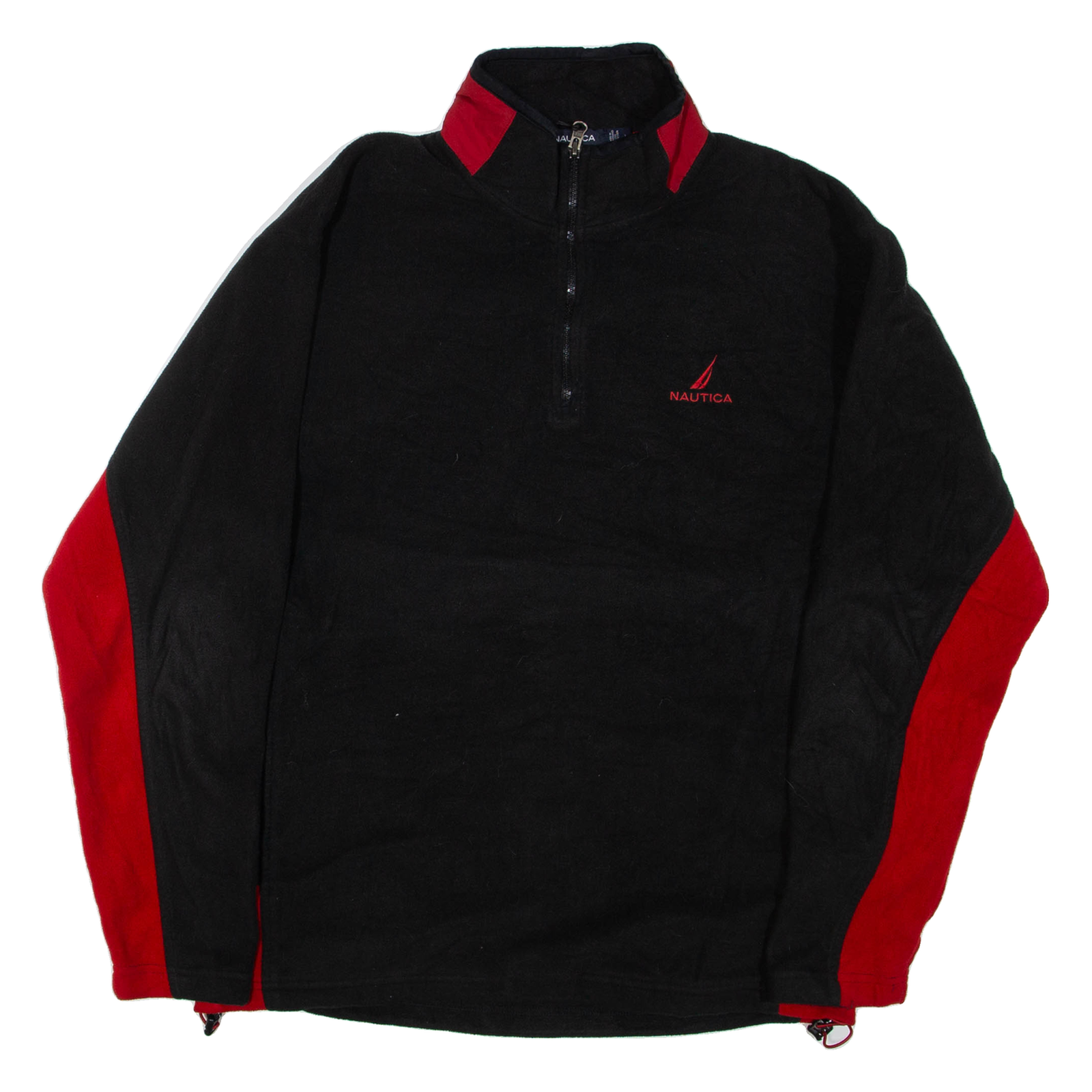 NAUTICA Mens Fleece Black 1/4 Zip L Refurbished - N/A refurbished available on Cerqular