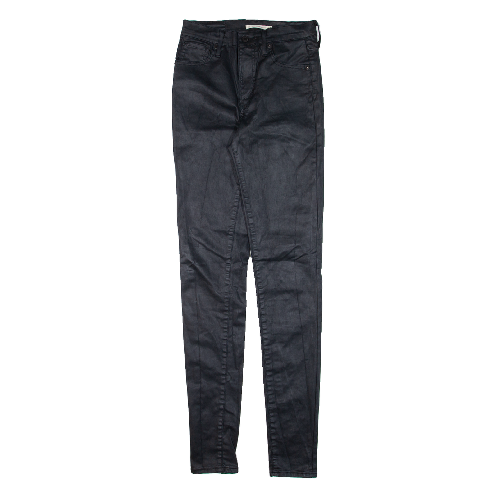 LEVI'S Mile High Womens Trousers Black Slim Skinny W26 L34 Refurbished - N/A refurbished available on Cerqular