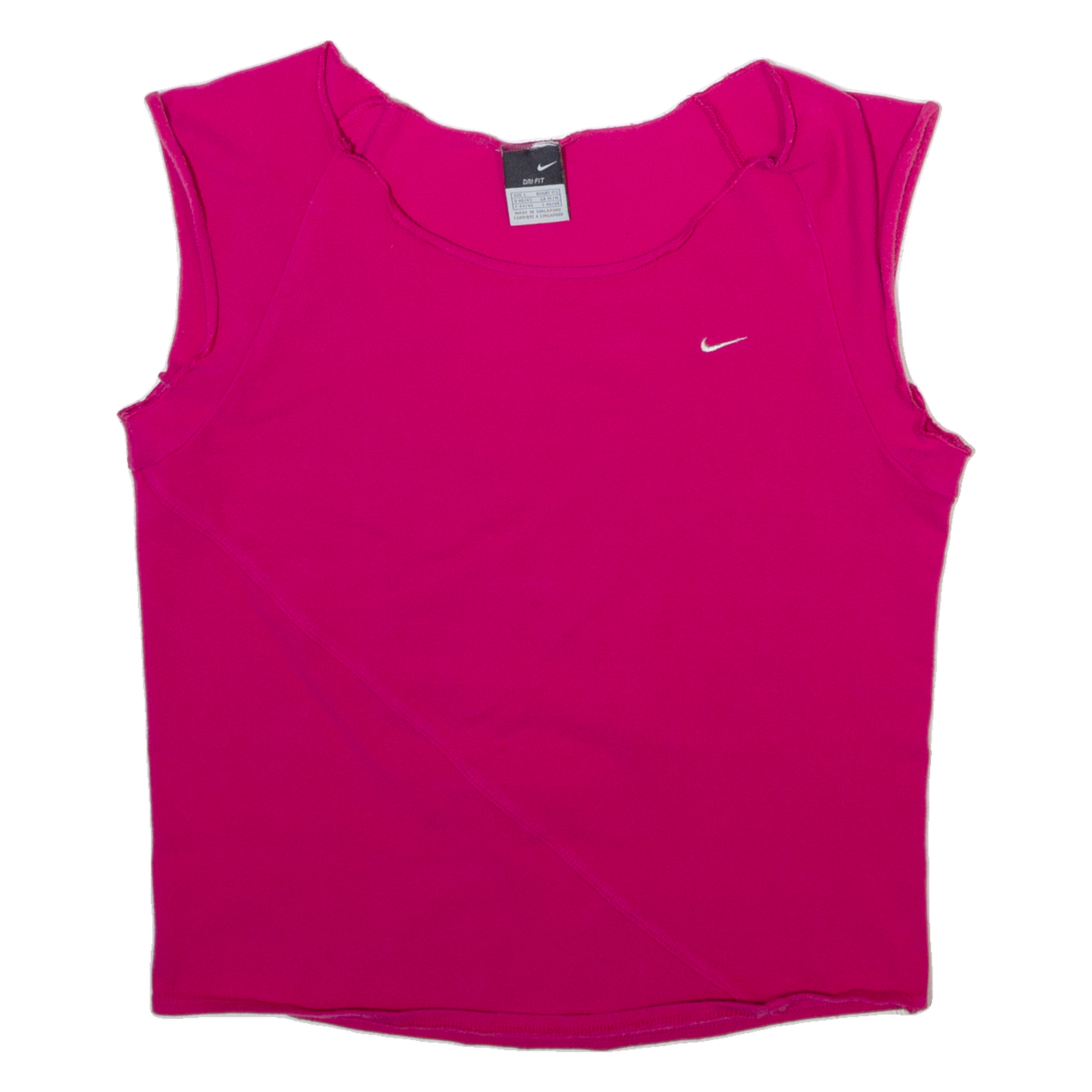 NIKE Womens Vest Pink Sleeveless L Refurbished - N/A refurbished available on Cerqular