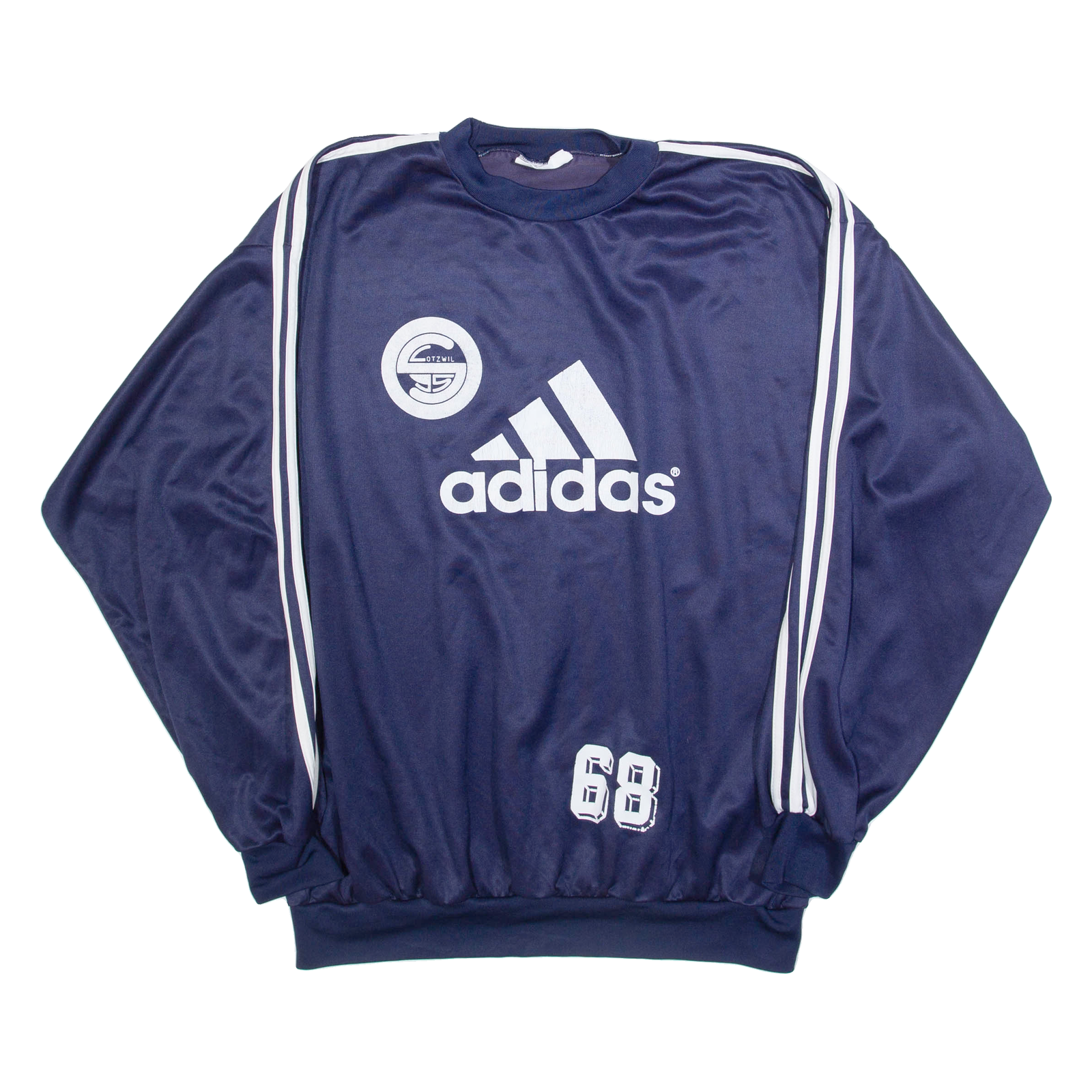 ADIDAS Cotzwil 68 Mens Sweatshirt Blue Crew Neck L Refurbished - N/A refurbished available on Cerqular