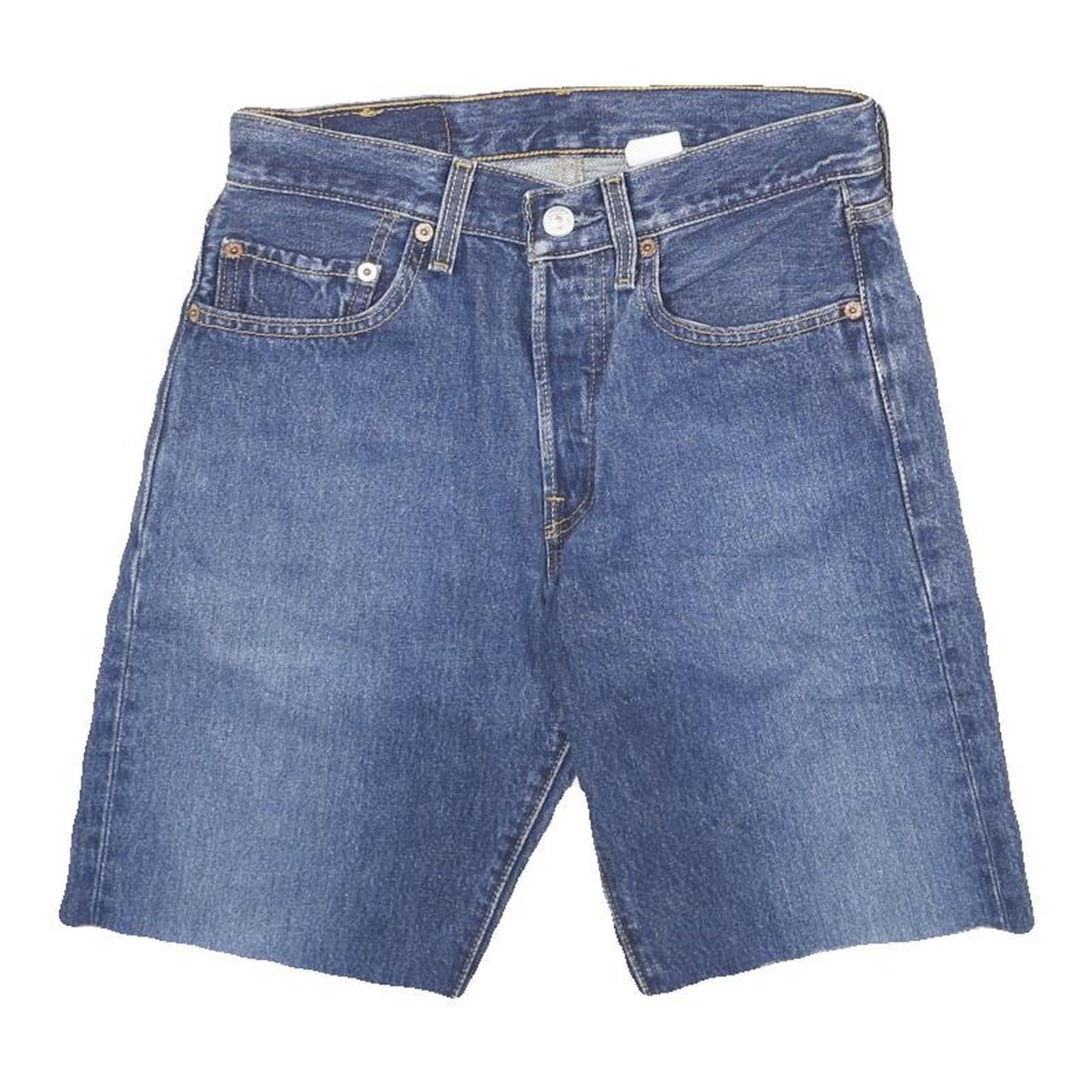 LEVI'S Mens Denim Blue Shorts XS W26 Classic Fit 501 Refurbished - N/A refurbished available on Cerqular