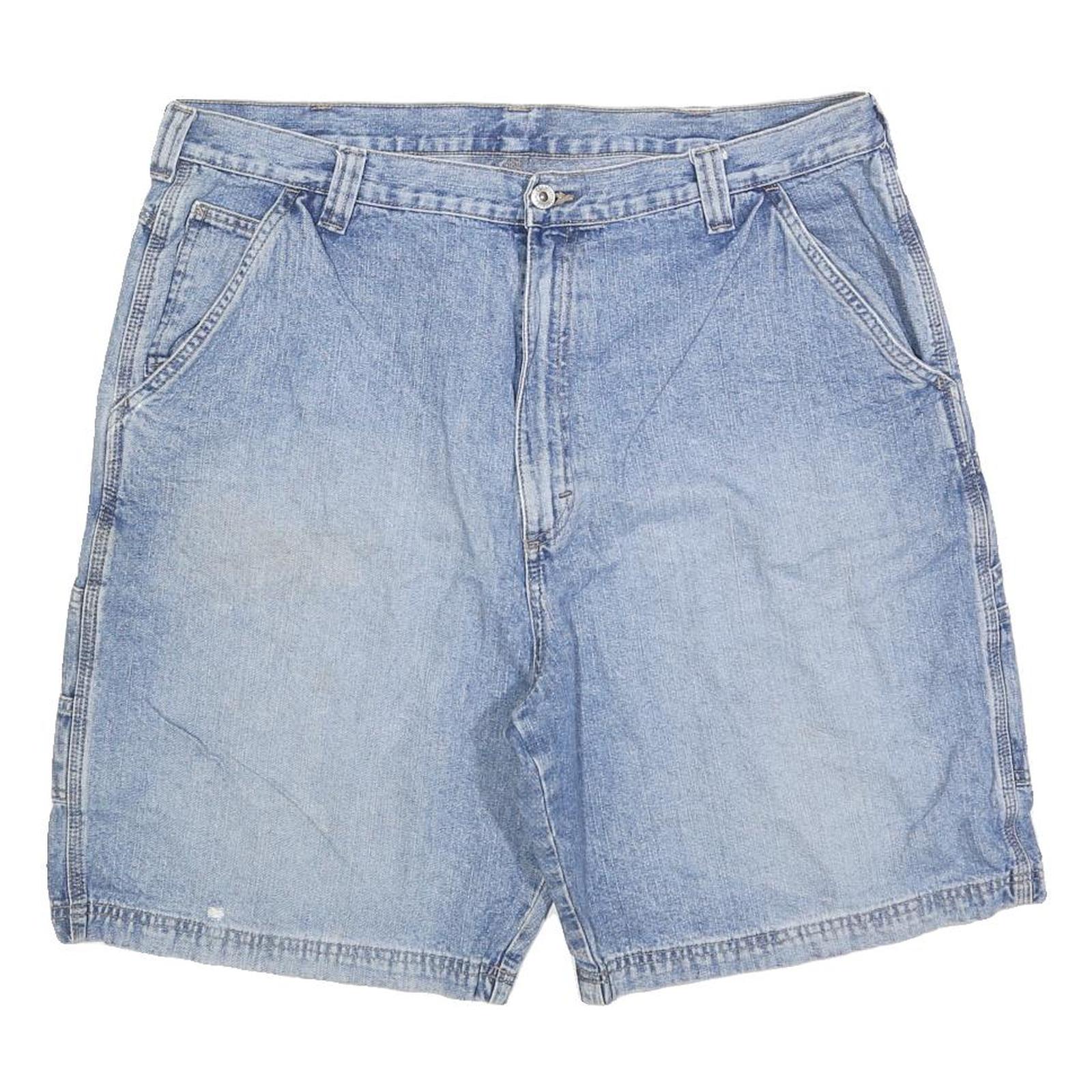 WRANGLER Mens Denim Blue Casual Shorts XL W38 Cotton Blend Relaxed Fit Refurbished - N/A refurbished available on Cerqular