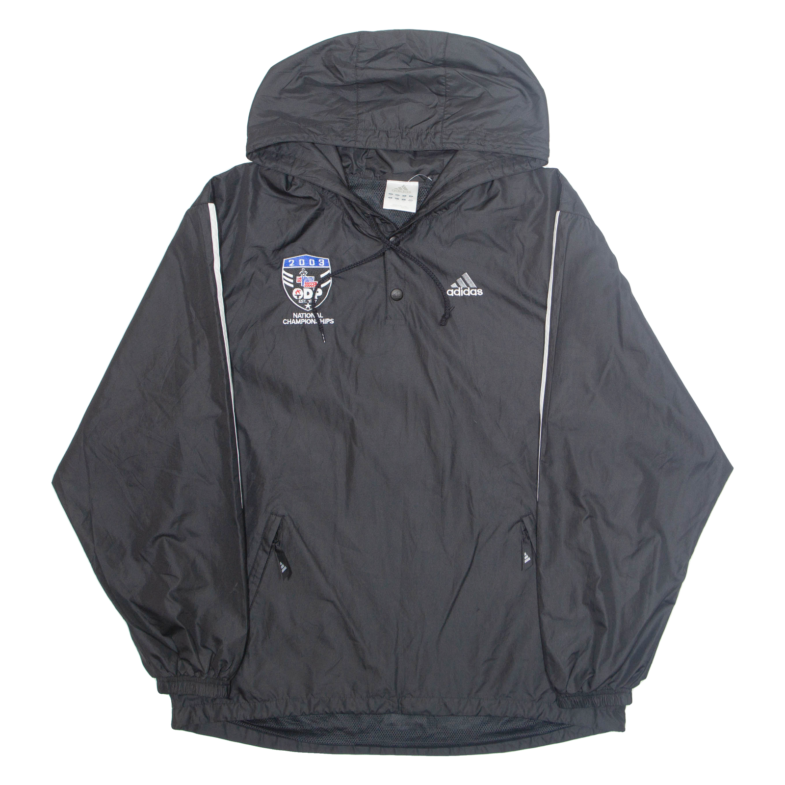 ADIDAS National Championships Mens Pullover Jacket Black Hooded S Refurbished - N/A refurbished available on Cerqular