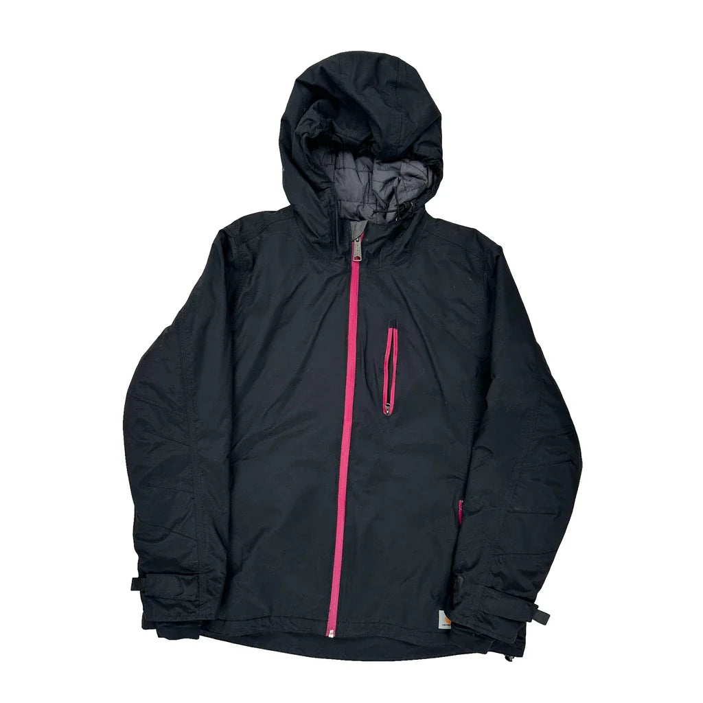 Buy Carhartt Jacket - XL Black Polyester Refurbished - $100.49 Carhartt Jacket - XL Black Polyester Refurbished - Thrifted (note: this is a term often used to describe second- refurbished available on Cerqular