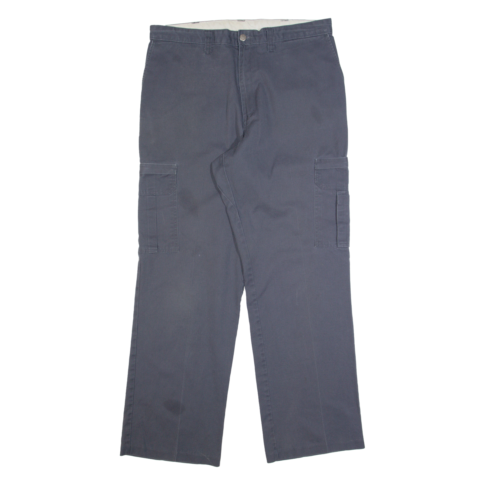 DICKIES Cargo Workwear Mens Trousers Grey Regular Straight W38 L34 Refurbished - N/A refurbished available on Cerqular