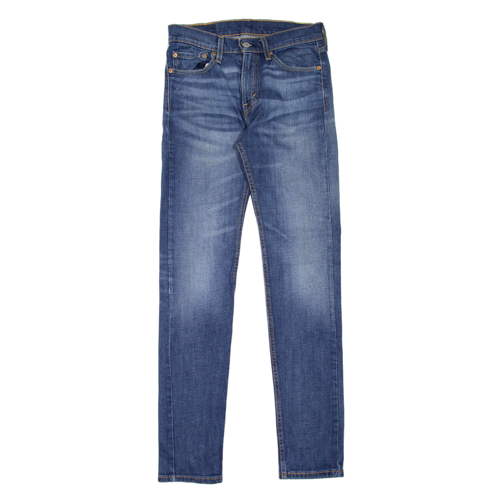 LEVI'S 510 Jeans Mens Blue Slim Skinny Stone Wash W28 L32 Refurbished - N/A refurbished available on Cerqular