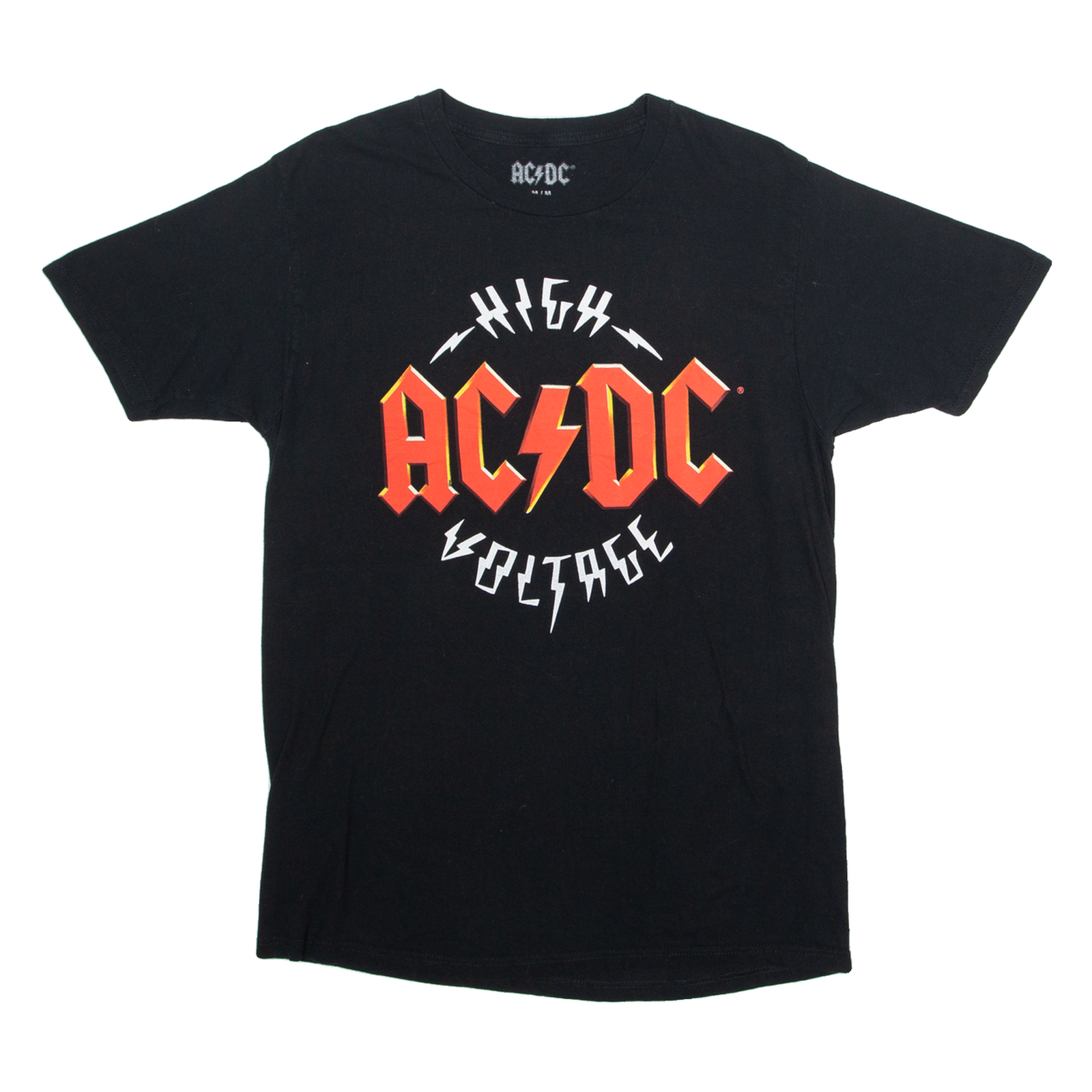 ACDC High Voltage Mens Band T-Shirt Black M Refurbished - N/A refurbished available on Cerqular