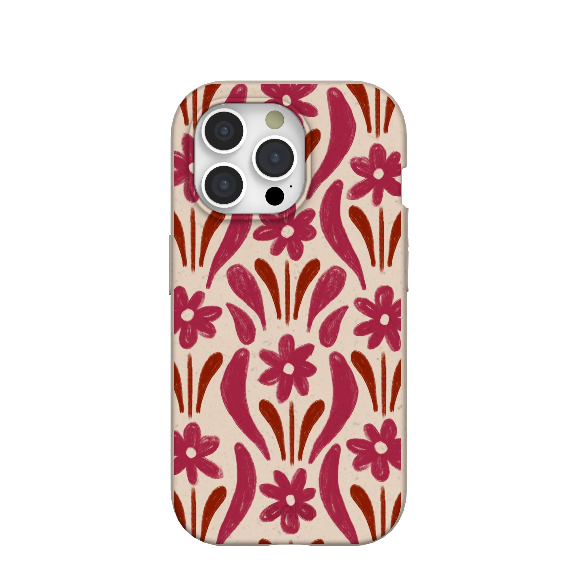 Seashell Flower Stack iPhone 15 Pro Case Refurbished - Pela Case refurbished available on Cerqular