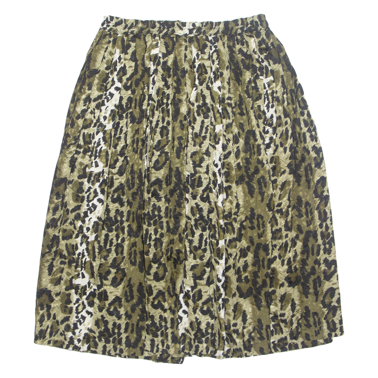 Womens A-Line Skirt Beige Midi M Refurbished - N/A refurbished available on Cerqular