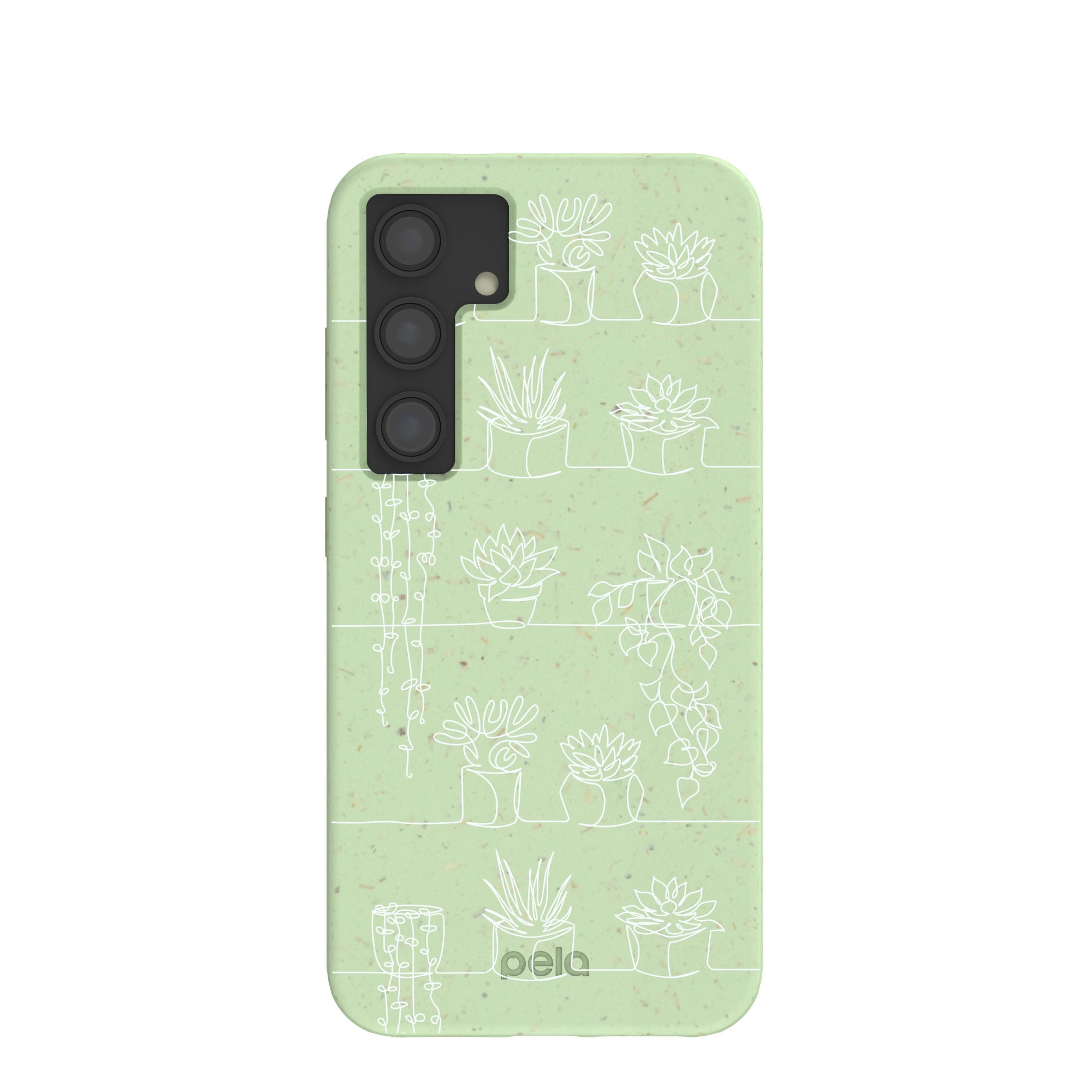 Sage Green Green Cascade Samsung Galaxy S24 Case Refurbished - Pela Case refurbished available on Cerqular
