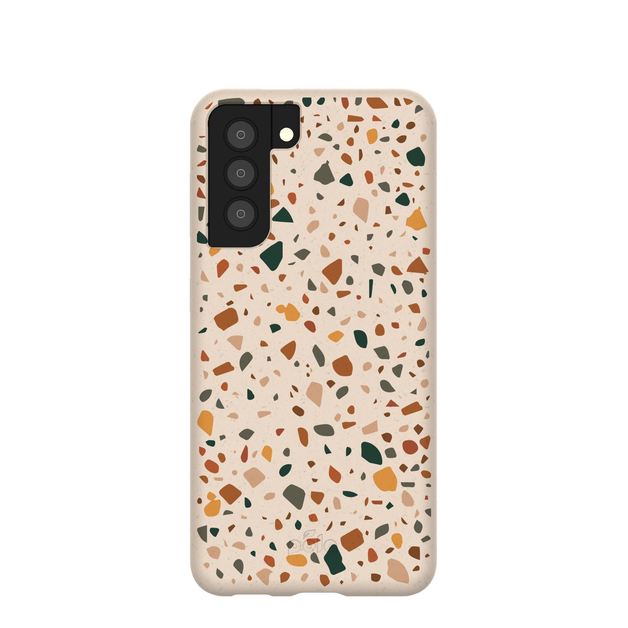 Seashell Wild Terrazzo Samsung Galaxy S21 Case Refurbished - Pela Case refurbished available on Cerqular