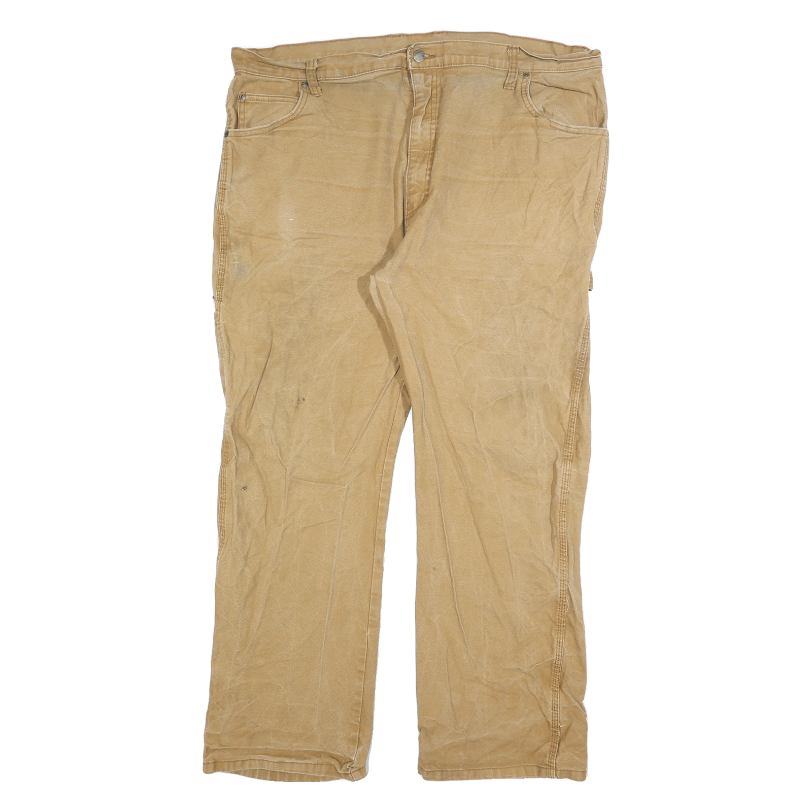 DICKIES Mens Jeans Beige Regular Straight Denim Medium W40 L30 Durable Workwear Refurbished - N/A refurbished available on Cerqular