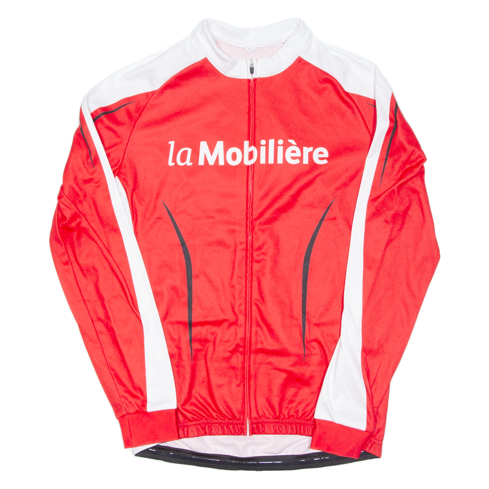 Cycling Mens Jersey Red Long Sleeve 1/2 Zip L Refurbished - N/A refurbished available on Cerqular