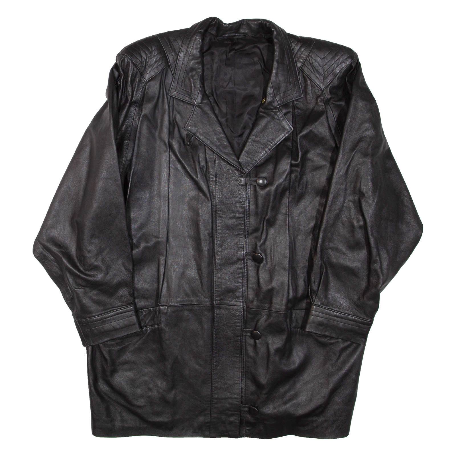 Womens Jacket Black Leather 2XL Refurbished - N/A refurbished available on Cerqular