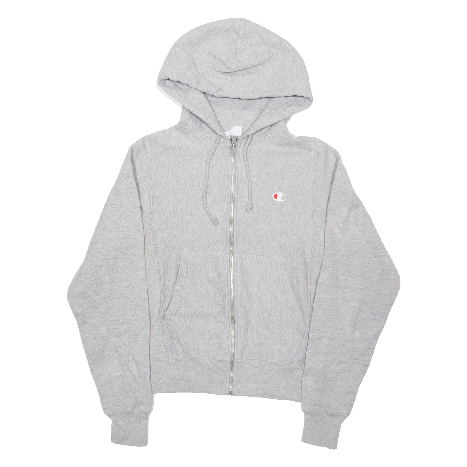 CHAMPION REVERSE WEAVE Womens Grey Hoodie Full Zip XS Refurbished - N/A refurbished available on Cerqular
