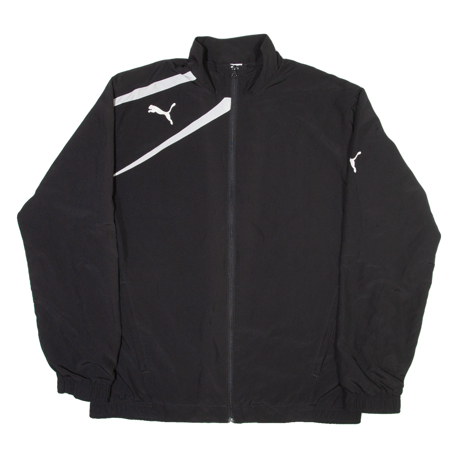PUMA Mens Track Jacket Black L Refurbished - N/A refurbished available on Cerqular