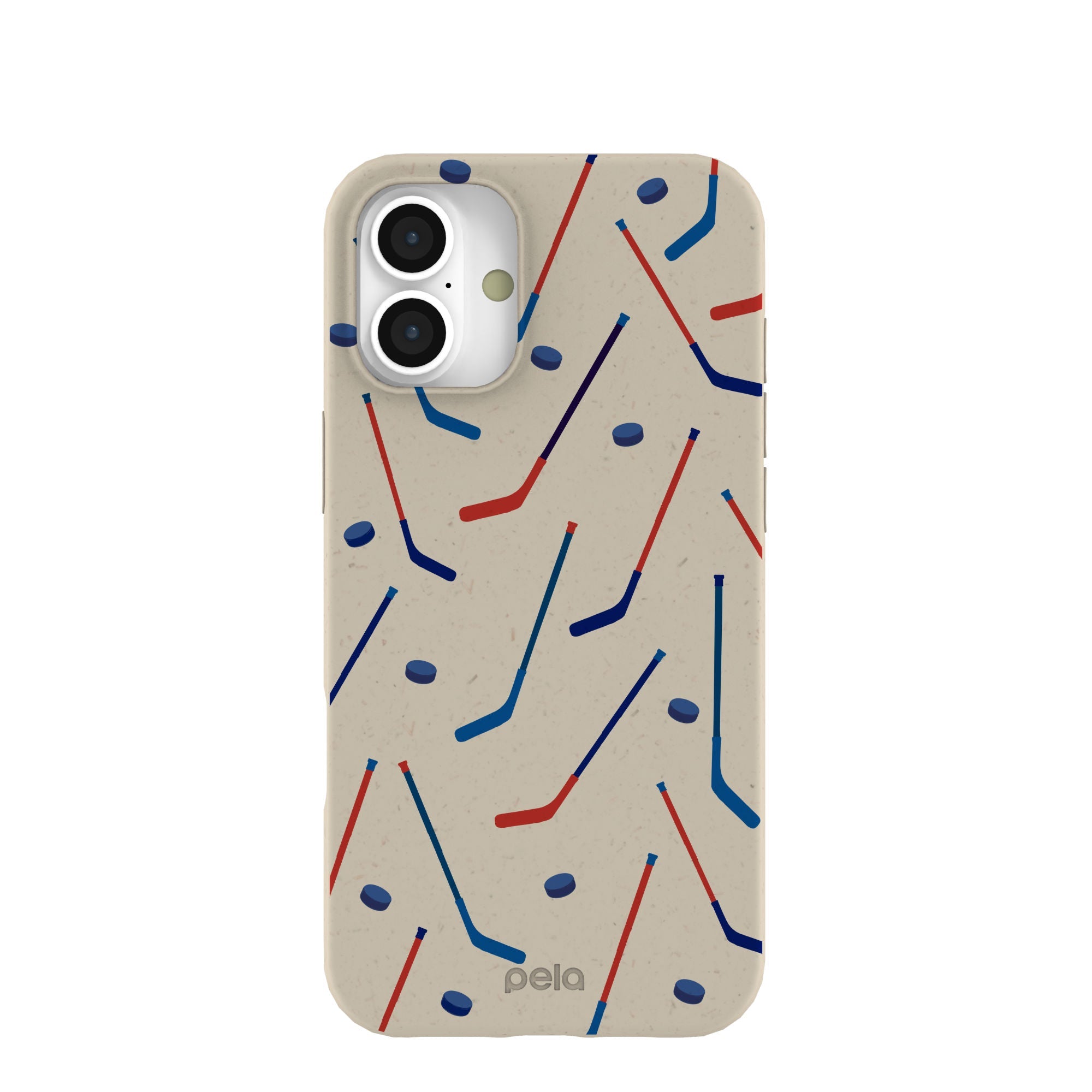 London Fog Pucks and Sticks iPhone 16 Plus Case Refurbished - Pela Case refurbished available on Cerqular