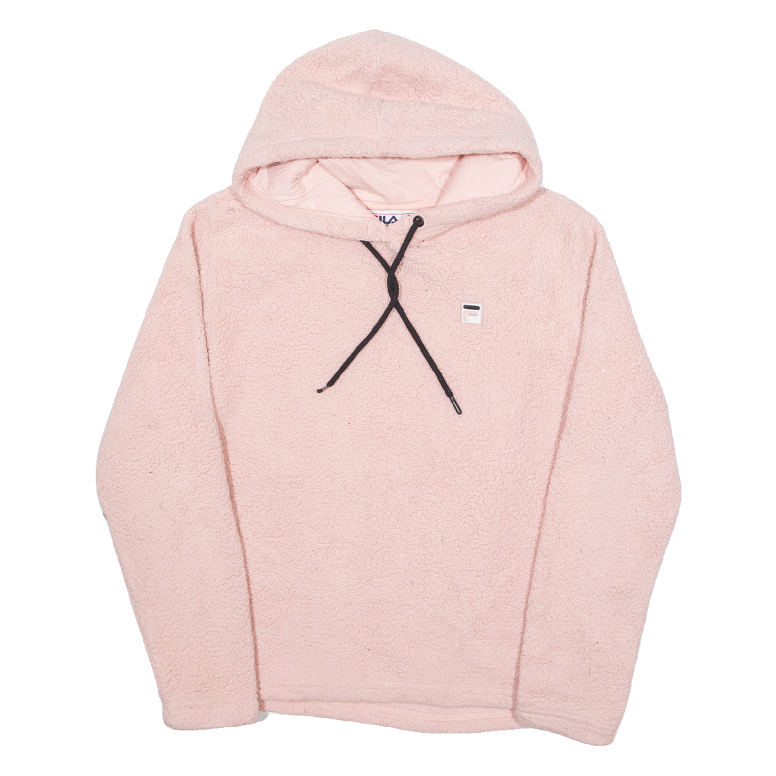 FILA Teddy Fleece Womens Pink Hoodie L Refurbished - N/A refurbished available on Cerqular