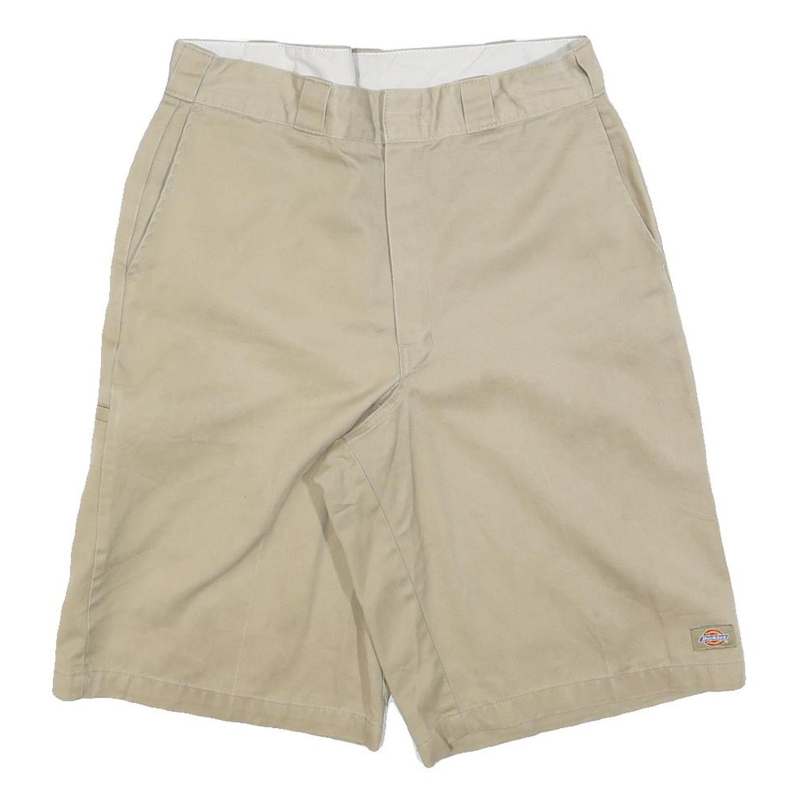 DICKIES Mens Shorts Beige Casual M W32 Cotton Blend Workwear Relaxed Fit Refurbished - N/A refurbished available on Cerqular