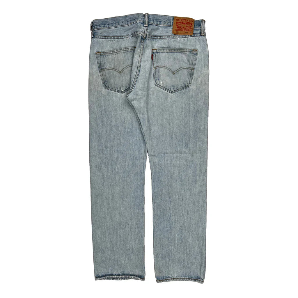 Buy 501 Levis Jeans - 34W 30L Light Wash Cotton Refurbished - $46.89 501 Levis Jeans - 34W 30L Light Wash Cotton Refurbished - Thrifted (note: this is a term often used to describe second- refurbished available on Cerqular