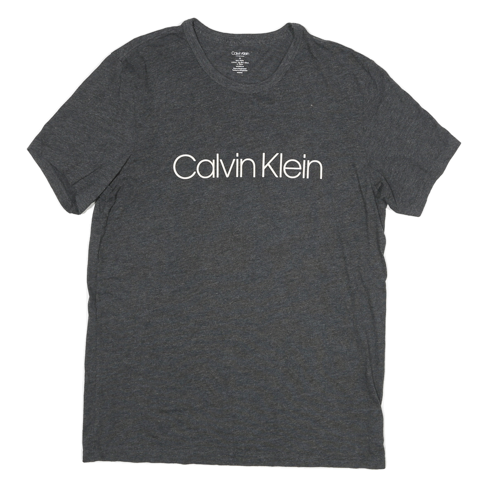 Buy CALVIN KLEIN Mens Grey Crew Neck Short Sleeve T-Shirt M Cotton Blend Logo Print Refurbished - $19.49 CALVIN KLEIN Mens Grey Crew Neck Short Sleeve T-Shirt M Cotton Blend Logo Print Refurbished - N/A refurbished available on Cerqular