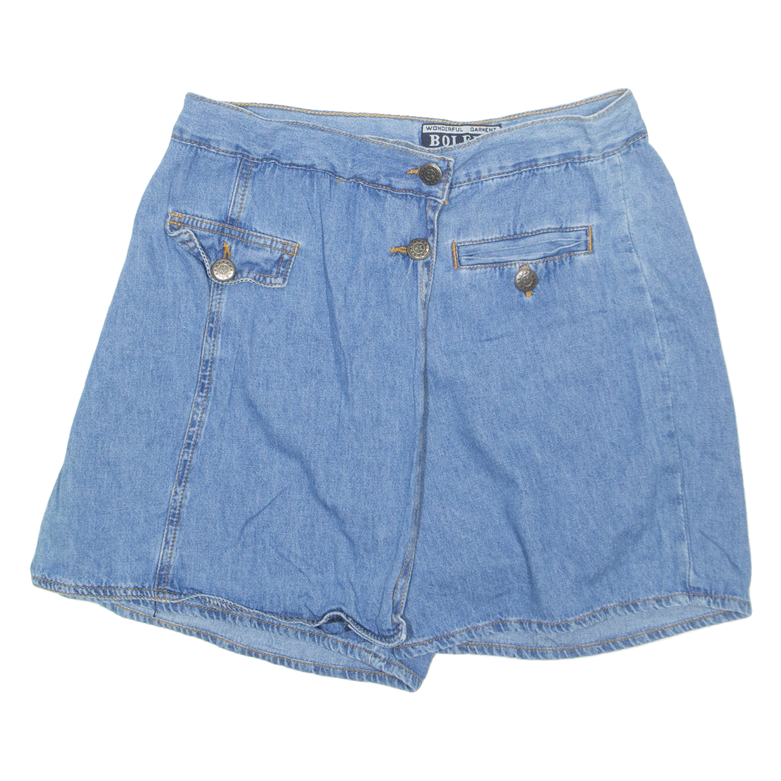 BOLERO Womens Denim Shorts Blue S W27 Refurbished - N/A refurbished available on Cerqular