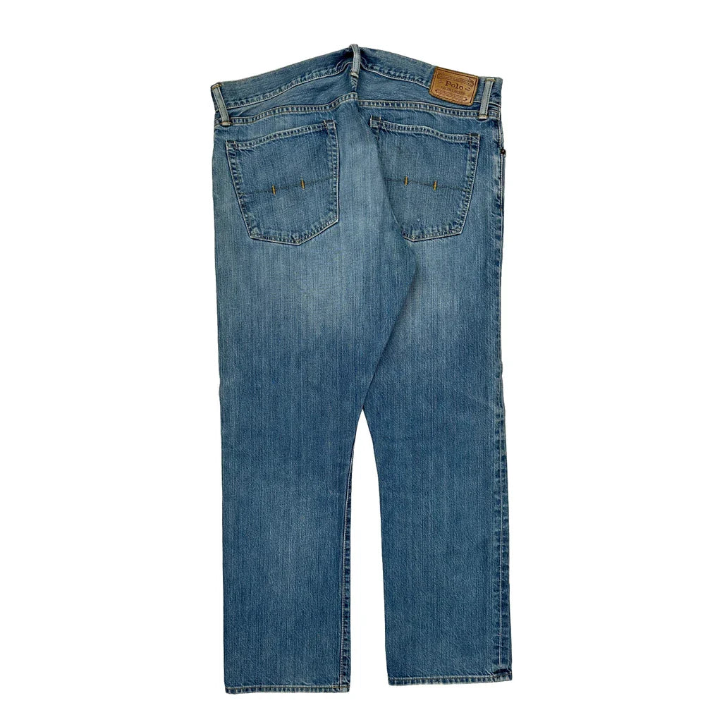 Polo By Ralph Lauren Jeans - 36W 30L Light Wash Denim Refurbished - Thrifted (note: this is a term often used to describe second- refurbished available on Cerqular