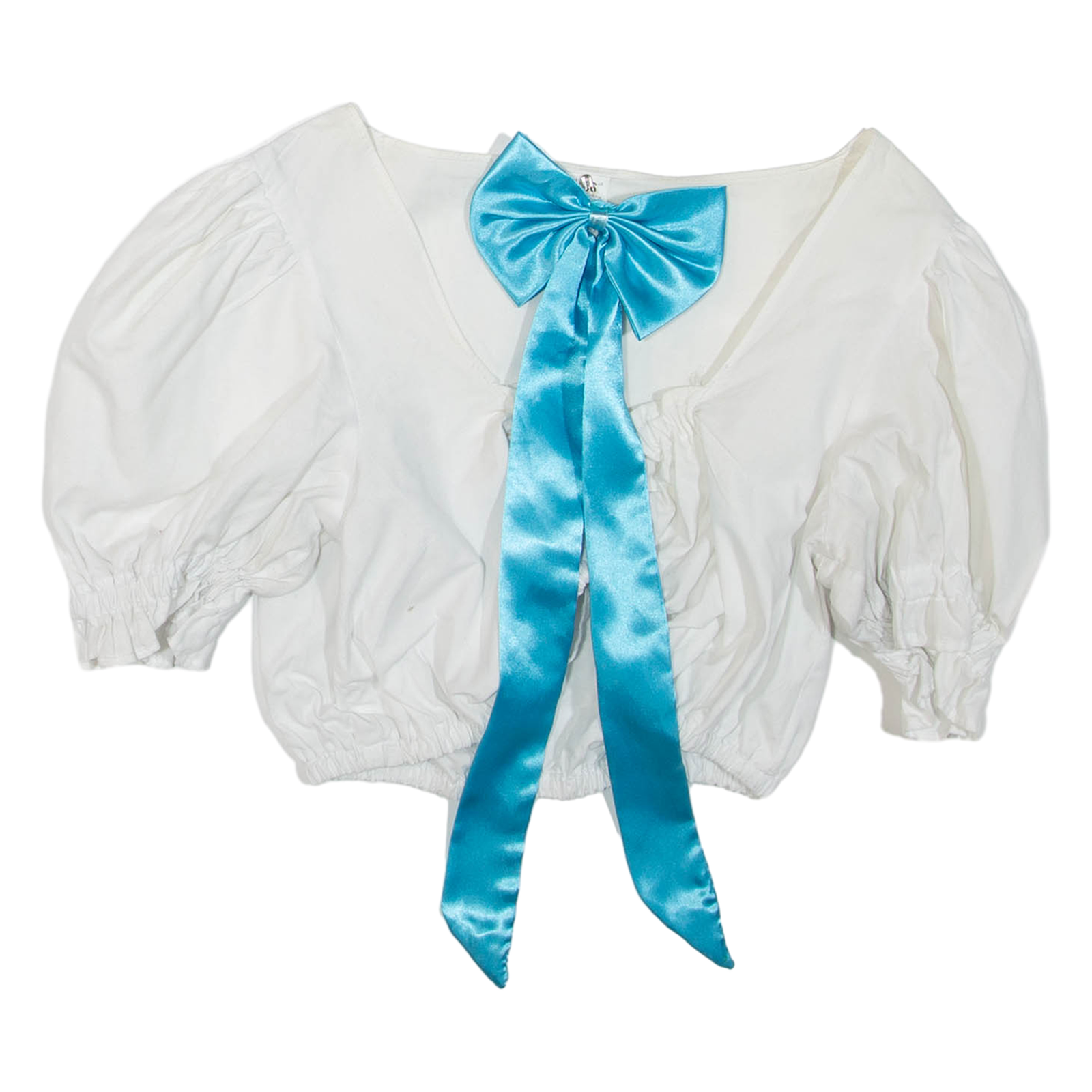 Womens Cropped Blouse White M Refurbished - N/A refurbished available on Cerqular