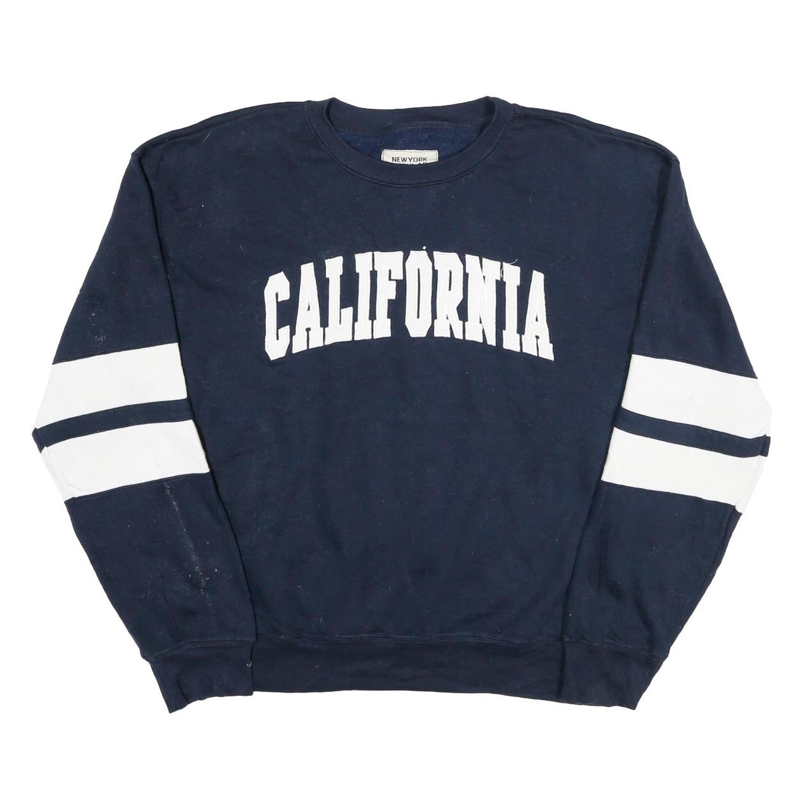 Buy NEW YORK POPULAR Mens Navy Blue Sweatshirt California Print XL Crew Neck Long Refurbished - $27.29 NEW YORK POPULAR Mens Navy Blue Sweatshirt California Print XL Crew Neck Long Refurbished - N/A refurbished available on Cerqular