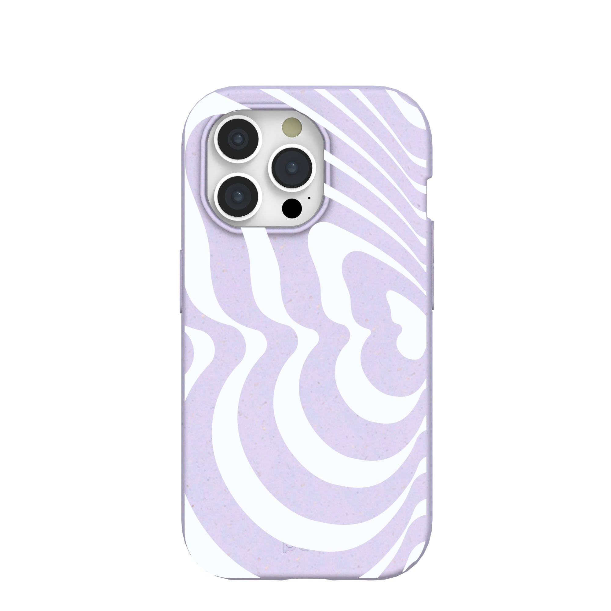 Lavender Flutter Left iPhone 15 Pro Case Refurbished - Pela Case refurbished available on Cerqular