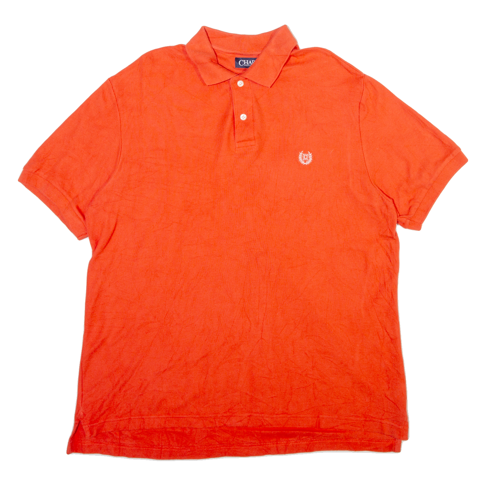 CHAPS Mens Polo Shirt Orange L Refurbished - N/A refurbished available on Cerqular