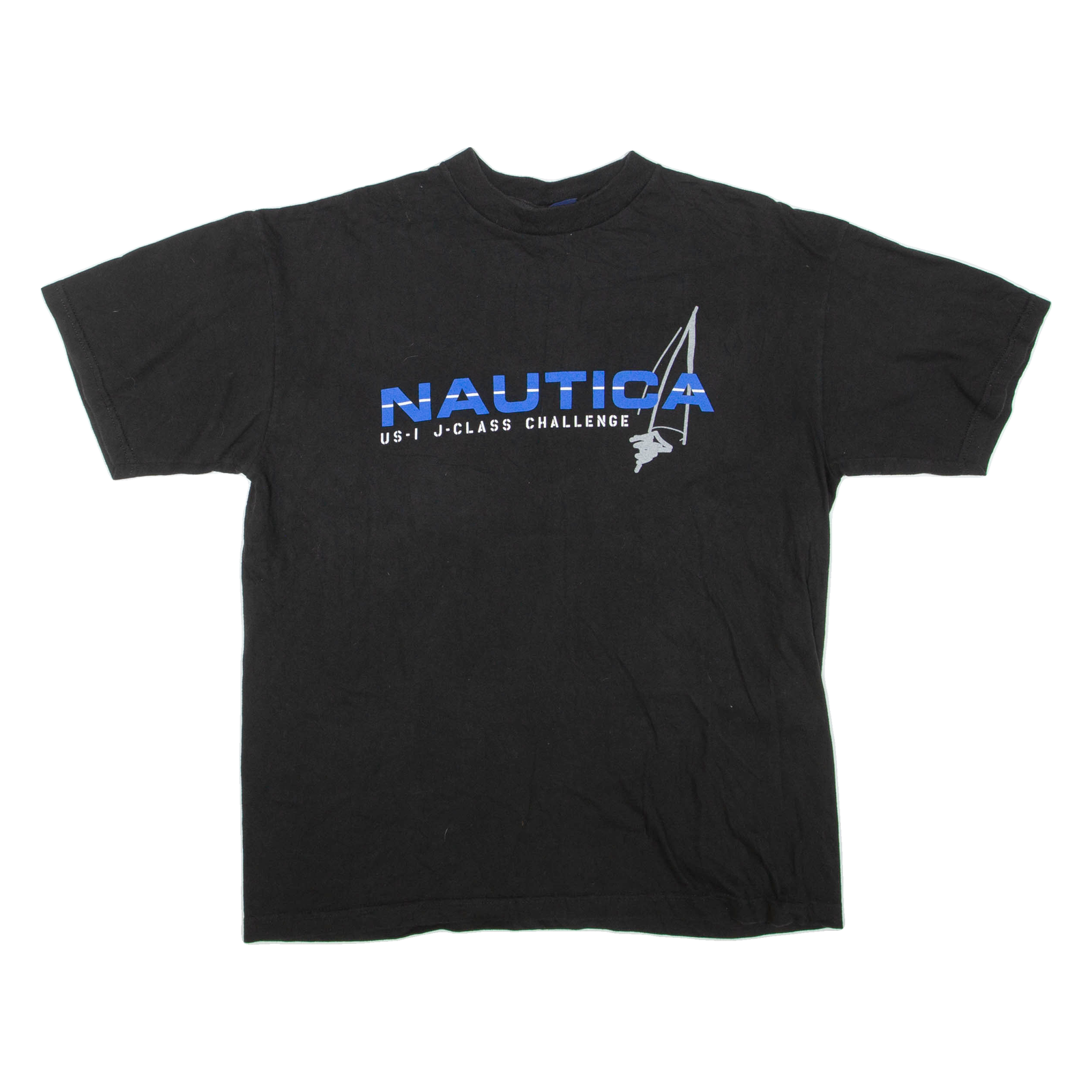 NAUTICA Mens T-Shirt Black M Refurbished - N/A refurbished available on Cerqular