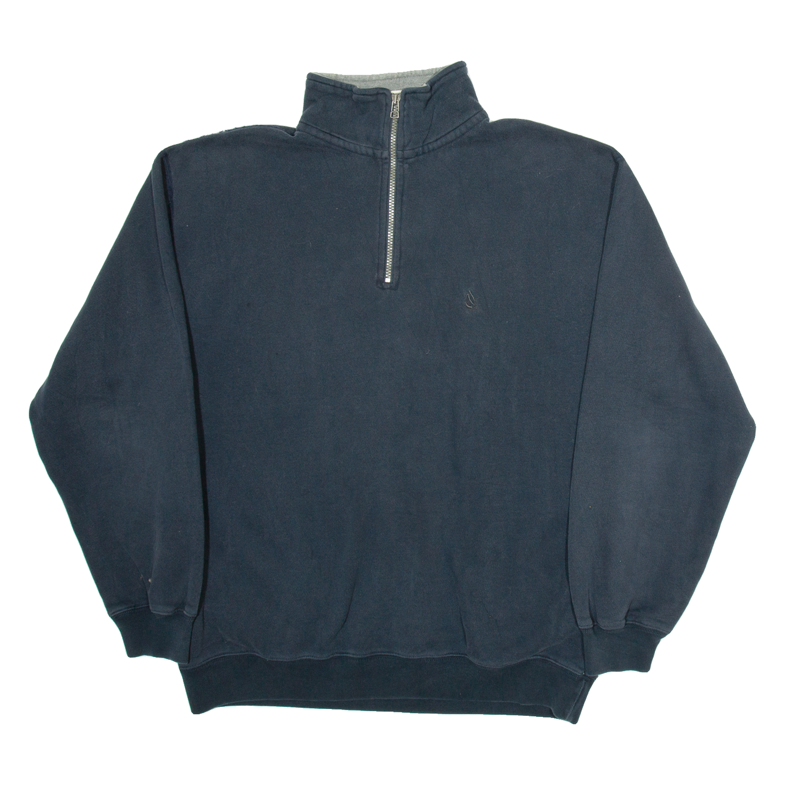 NAUTICA Mens Sweatshirt Blue 1/4 Zip M Refurbished - N/A refurbished available on Cerqular
