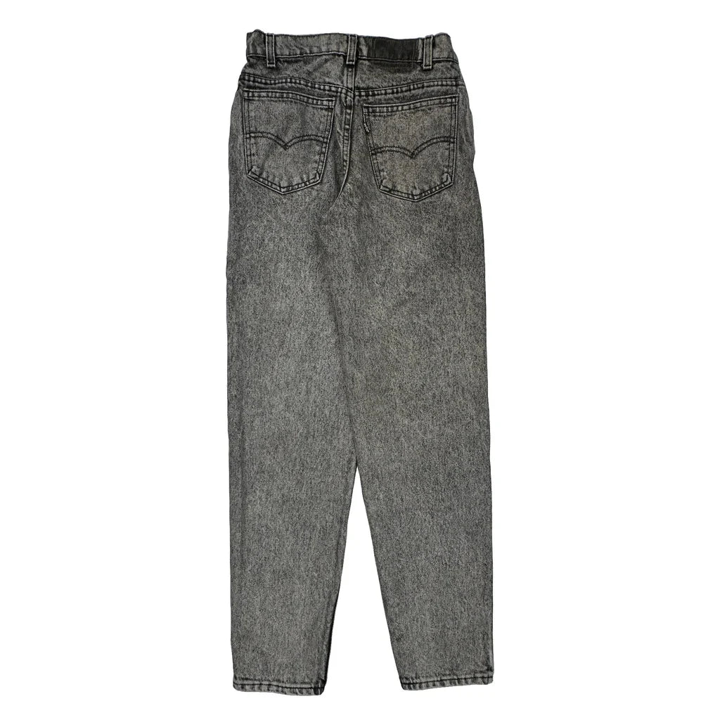 Levis Jeans - 27W UK 8 Grey Denim Refurbished - Thrifted (note: this is a term often used to describe second- refurbished available on Cerqular