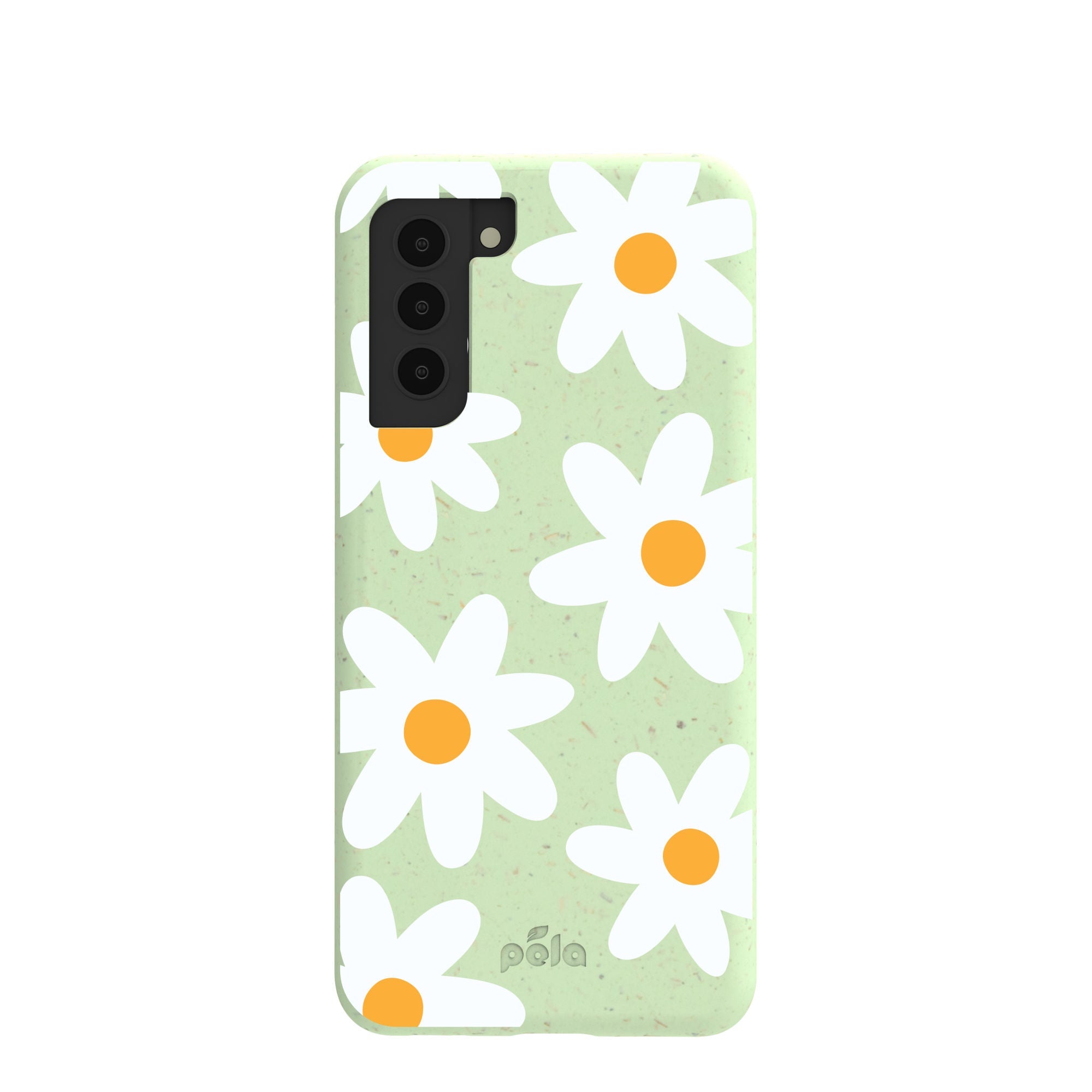 Sage Green Daisy Samsung Galaxy S21 Case Refurbished - Pela Case refurbished available on Cerqular