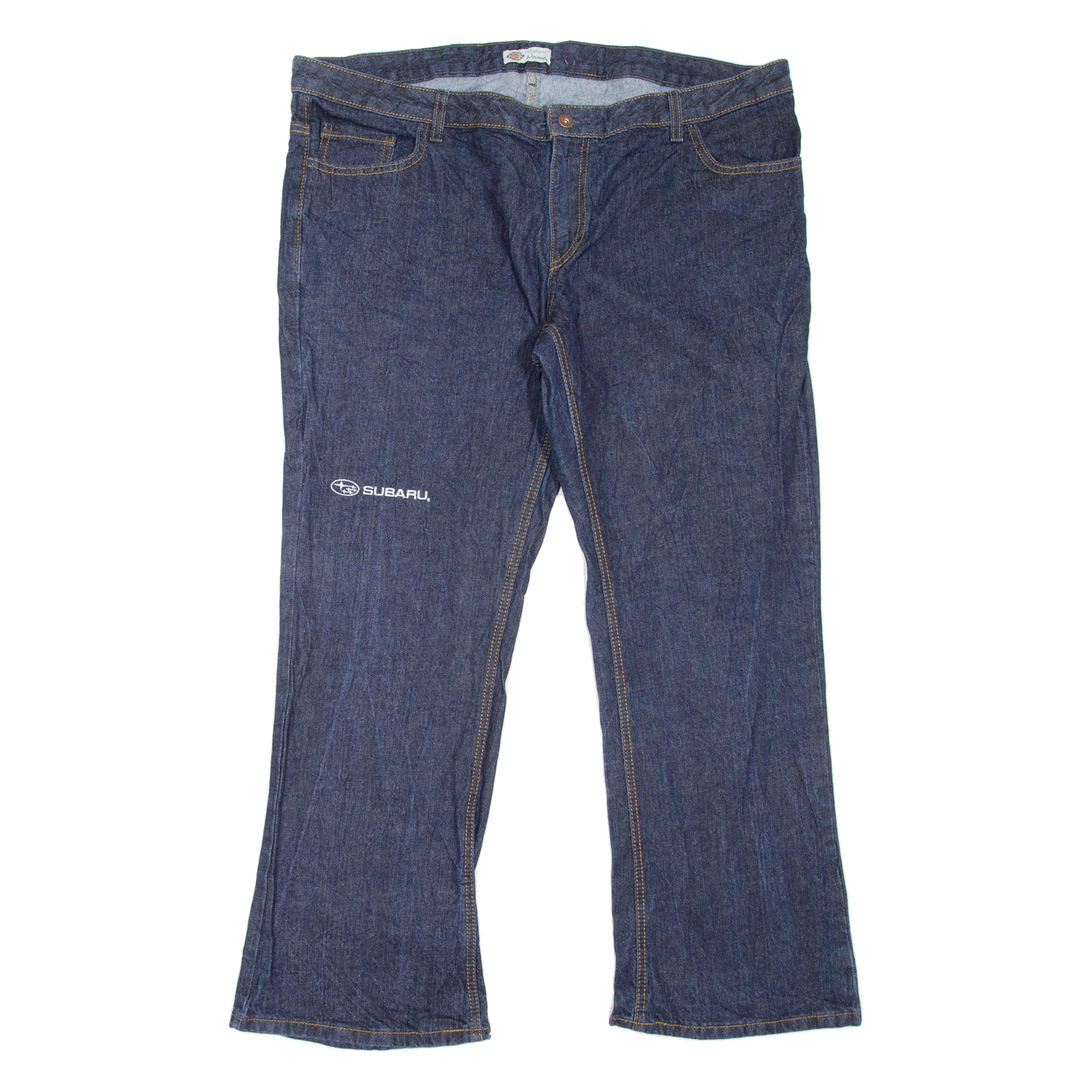 DICKIES Workwear Womens Jeans Blue Relaxed Bootcut W40 L29 Refurbished - N/A refurbished available on Cerqular